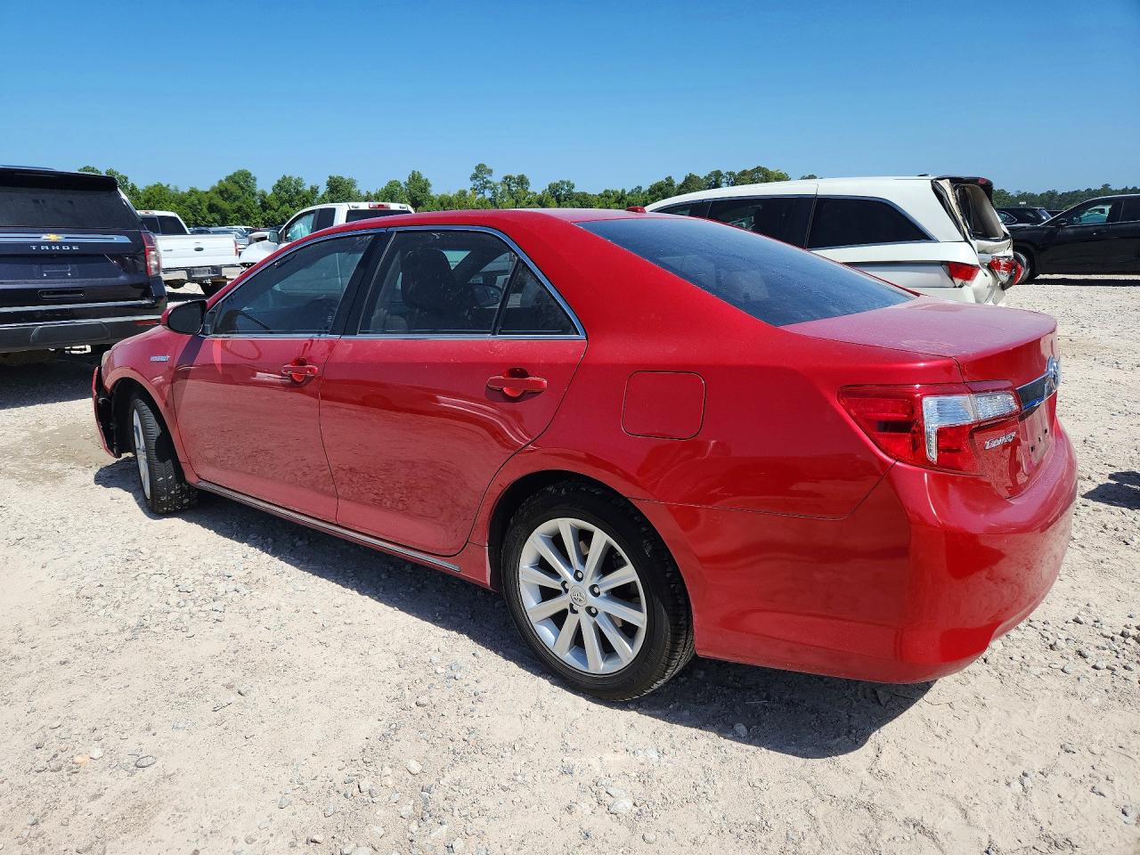 2014 Toyota Camry Hybrid Xle Red vin: 4T1BD1FK8EU110365