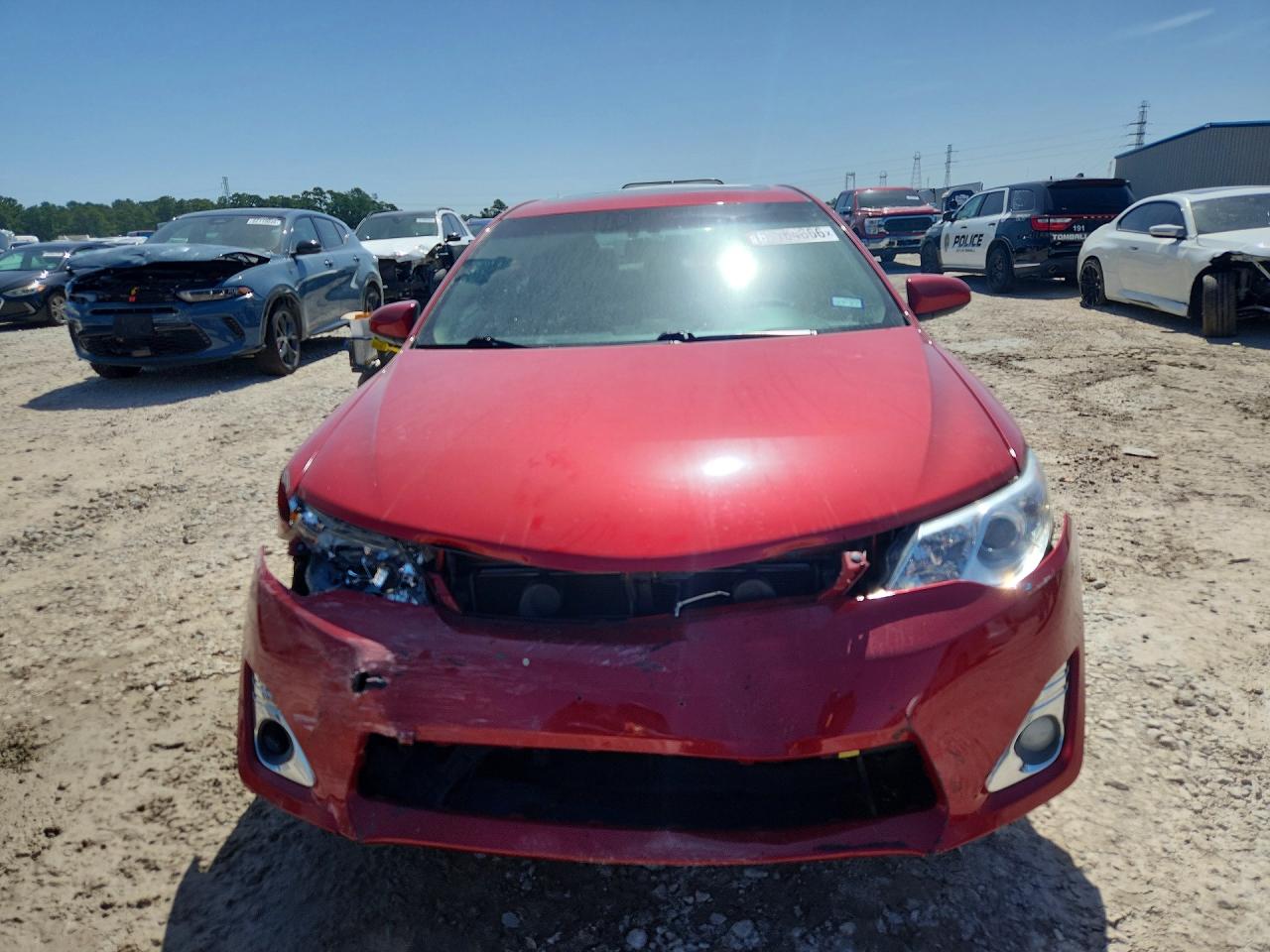 2014 Toyota Camry Hybrid Xle Red vin: 4T1BD1FK8EU110365