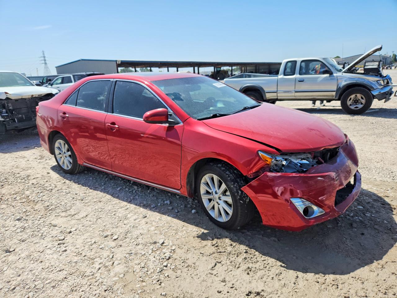 2014 Toyota Camry Hybrid Xle Red vin: 4T1BD1FK8EU110365