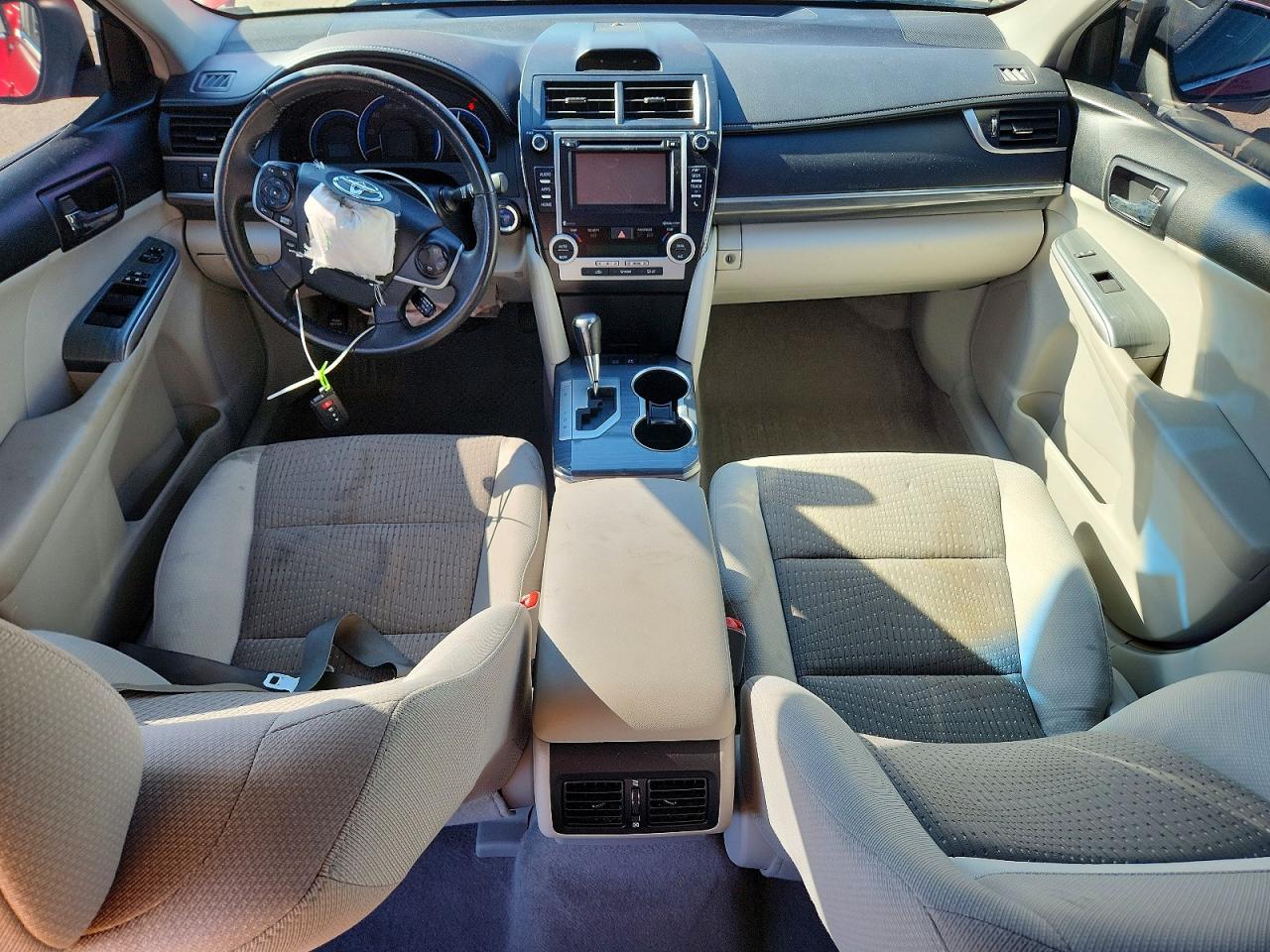 2014 Toyota Camry Hybrid Xle Red vin: 4T1BD1FK8EU114979