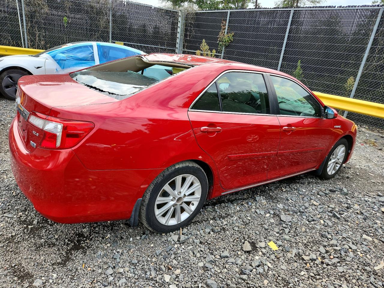 2014 Toyota Camry Hybrid Xle Red vin: 4T1BD1FK8EU119129