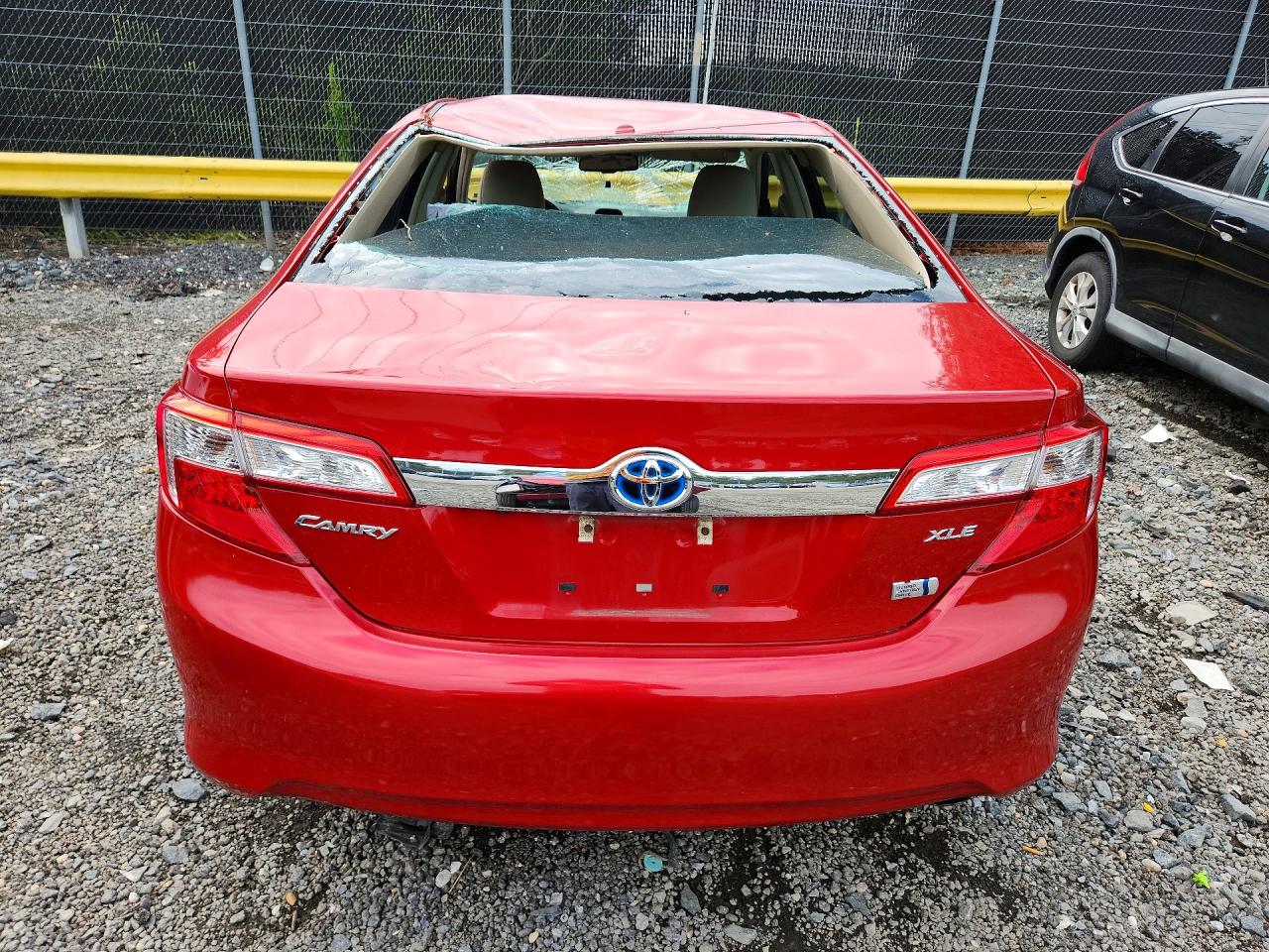 2014 Toyota Camry Hybrid Xle Red vin: 4T1BD1FK8EU119129