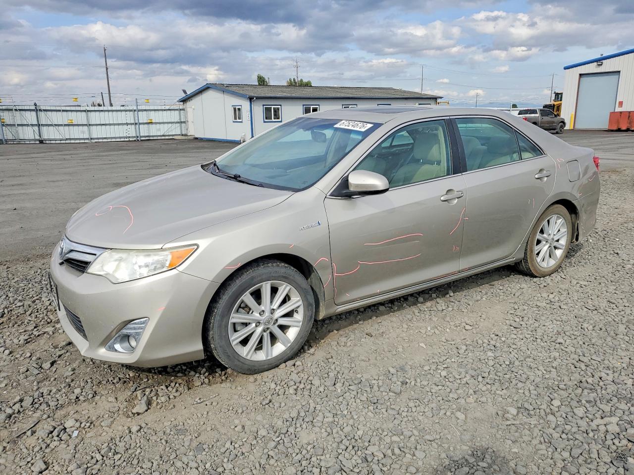 2014 Toyota Camry Hybrid Xle Gray vin: 4T1BD1FK8EU120510