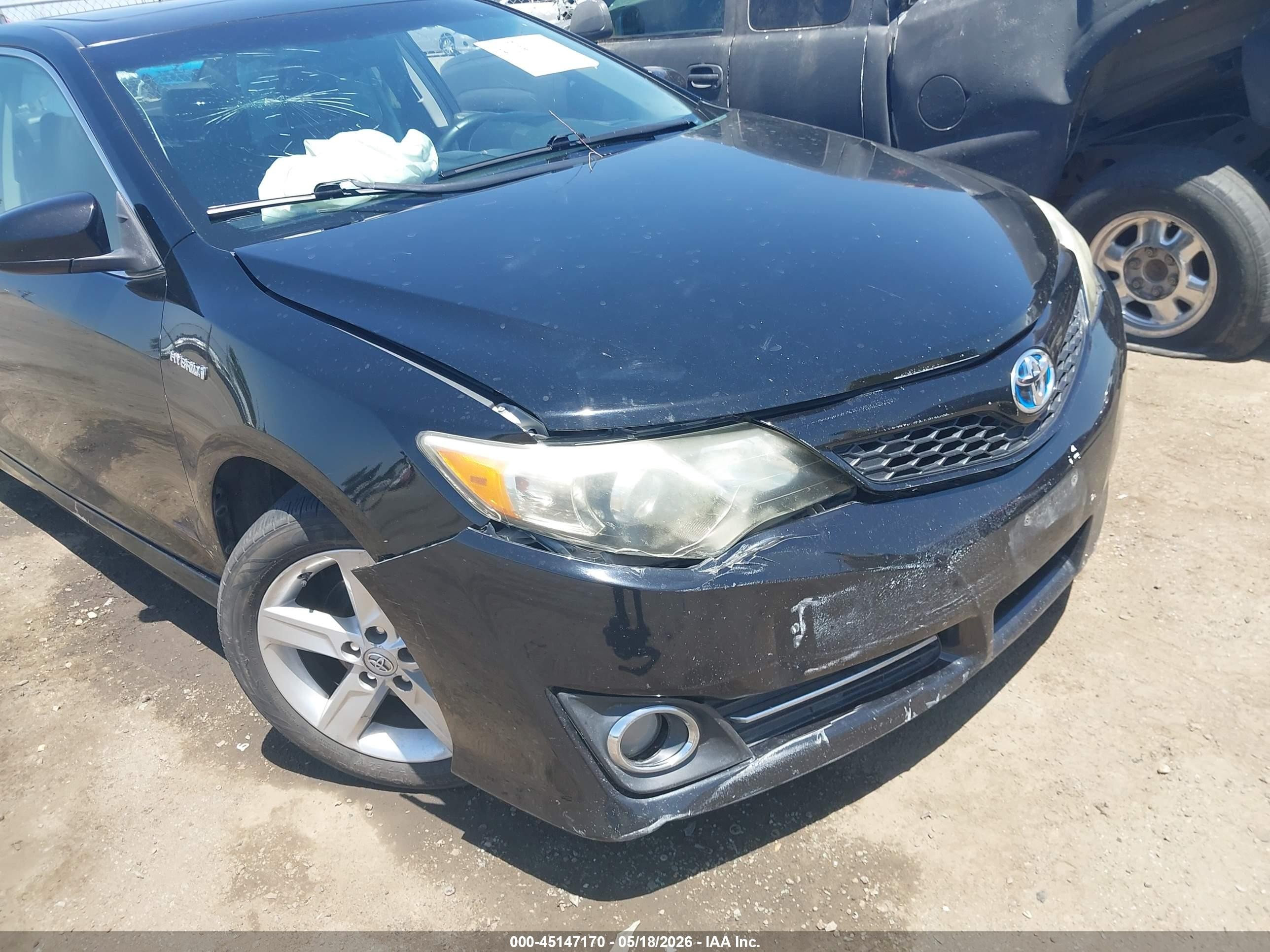 2014 Toyota Camry Hybrid Se Limited Edition Black vin: 4T1BD1FK8EU130454