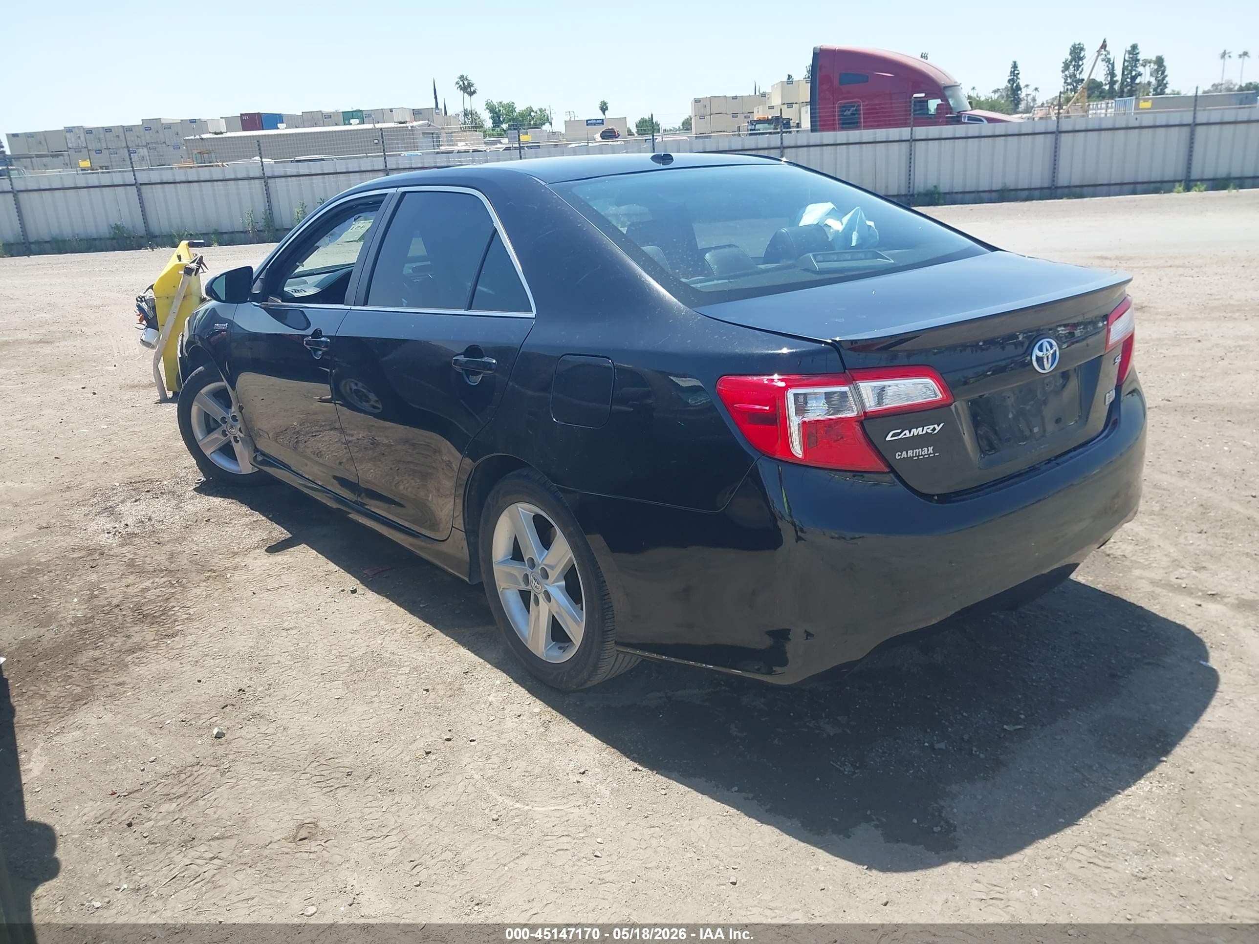 2014 Toyota Camry Hybrid Se Limited Edition Black vin: 4T1BD1FK8EU130454
