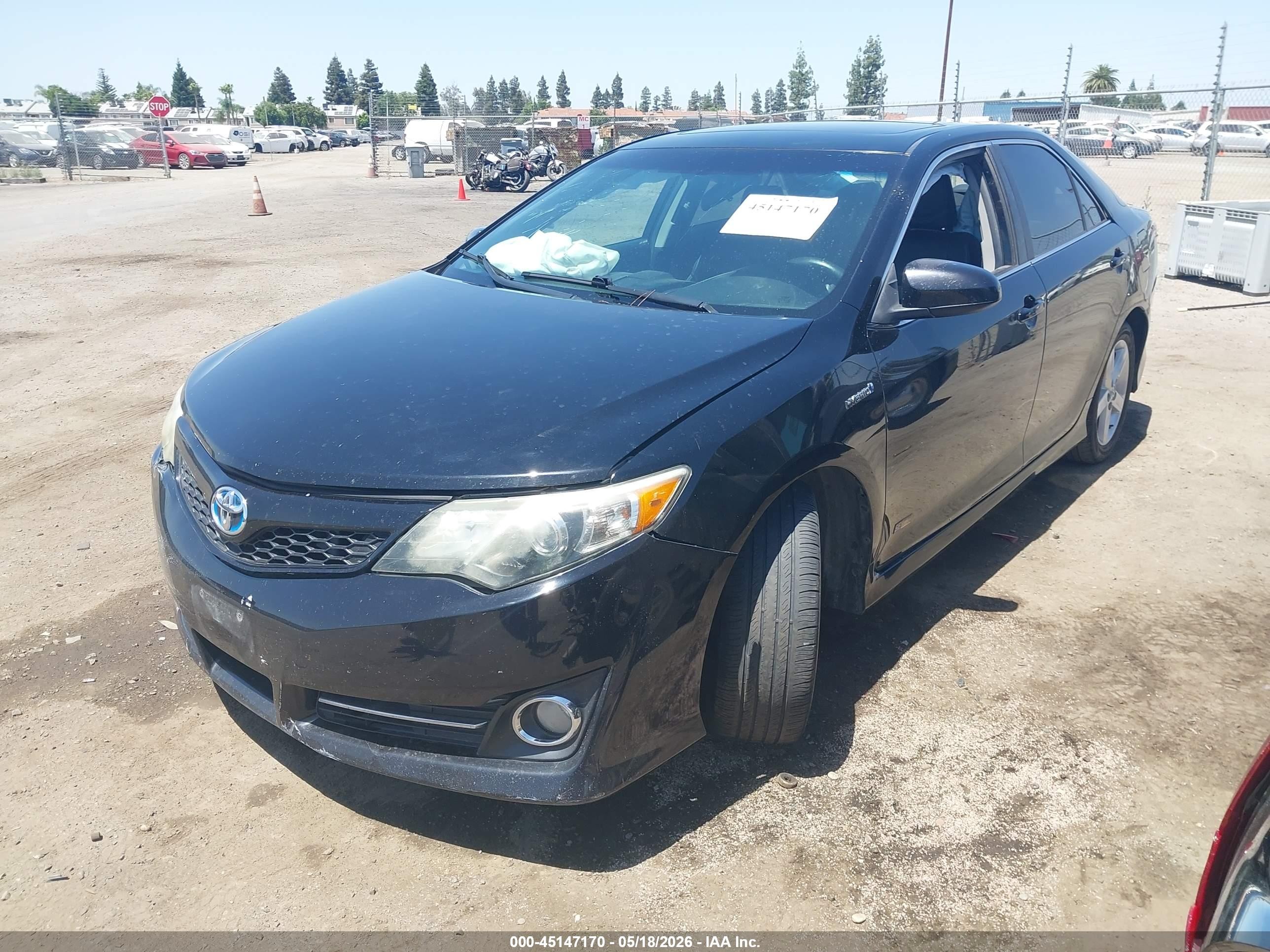 2014 Toyota Camry Hybrid Se Limited Edition Black vin: 4T1BD1FK8EU130454