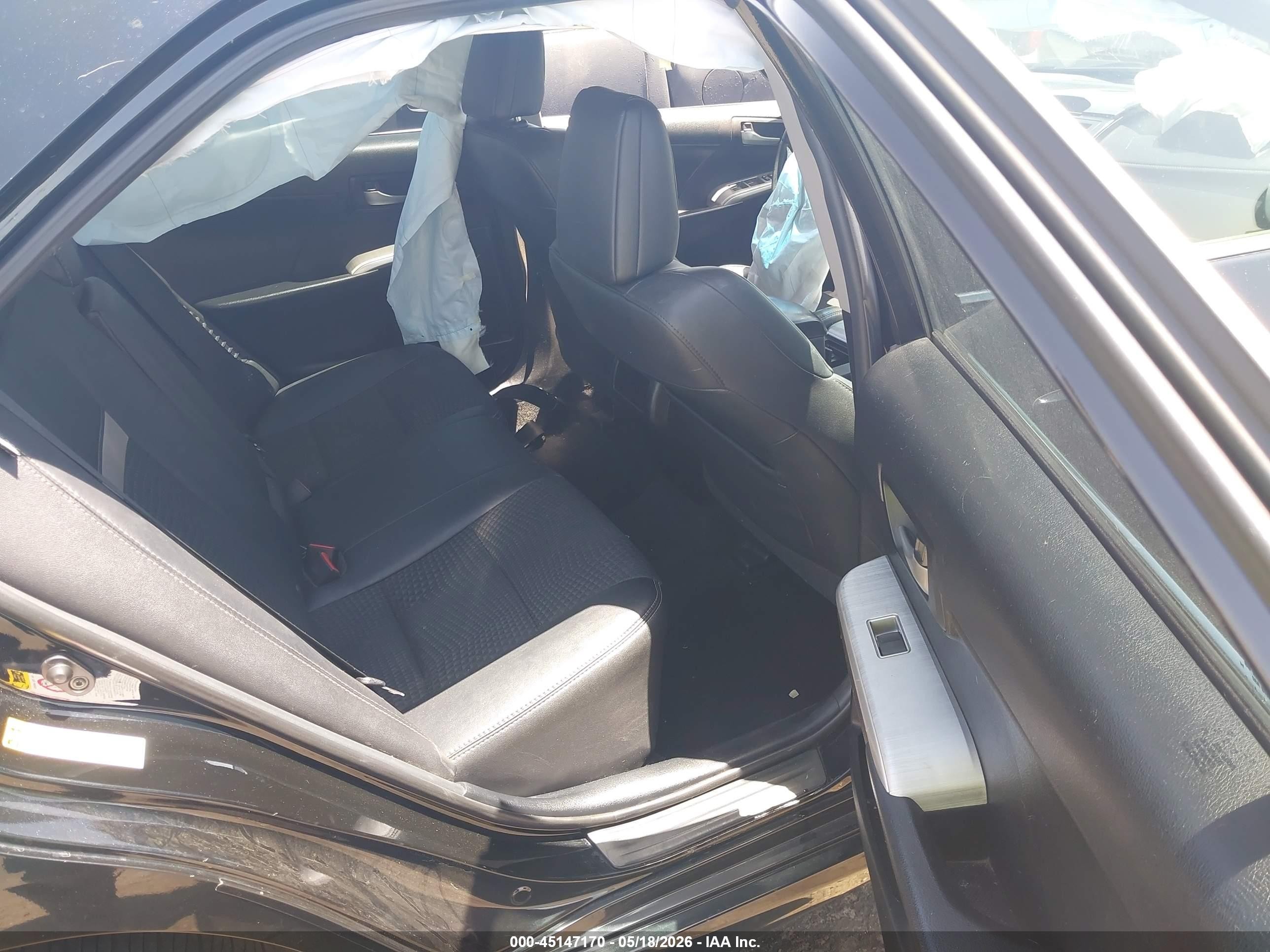 2014 Toyota Camry Hybrid Se Limited Edition Black vin: 4T1BD1FK8EU130454