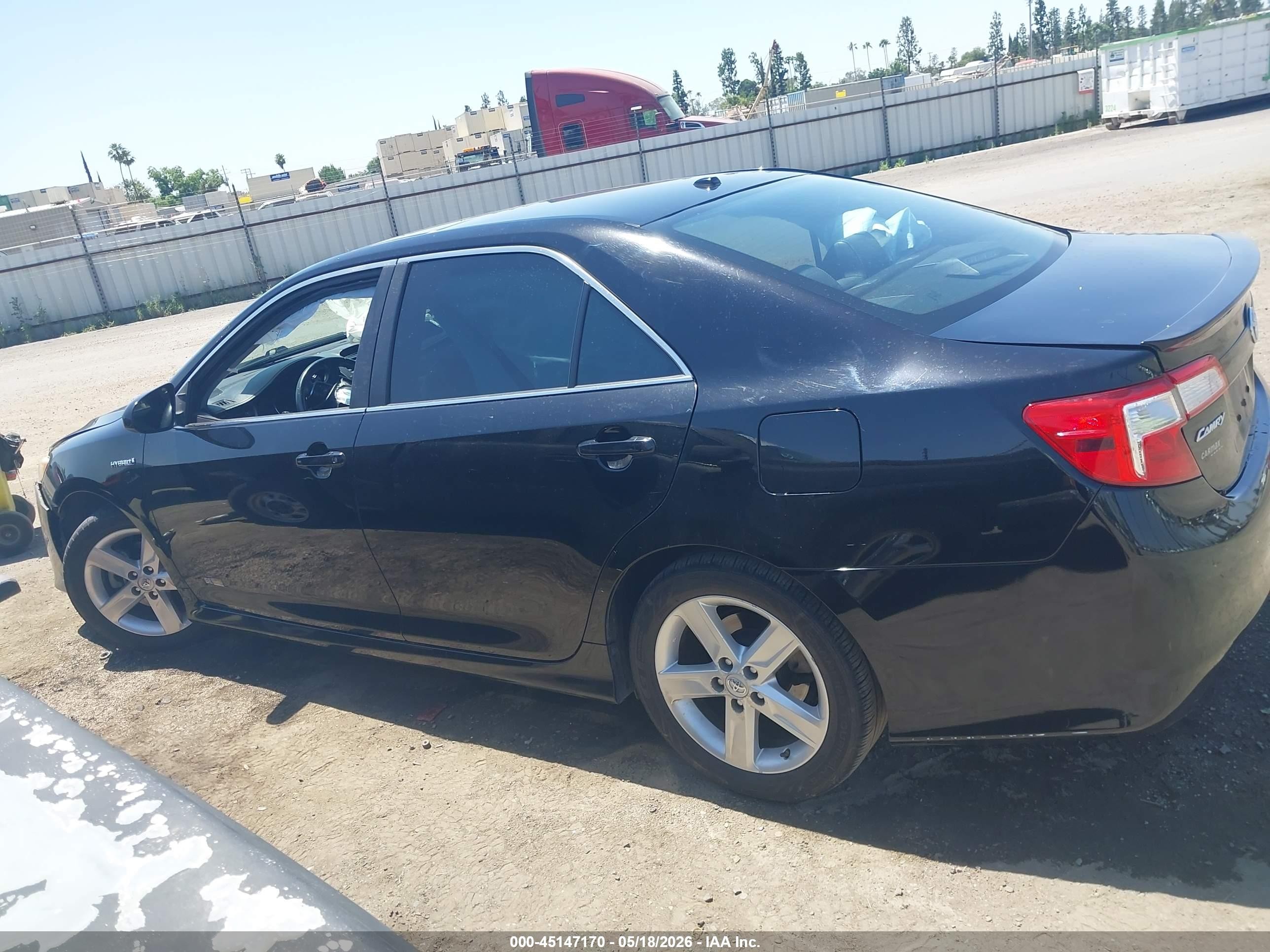 2014 Toyota Camry Hybrid Se Limited Edition Black vin: 4T1BD1FK8EU130454