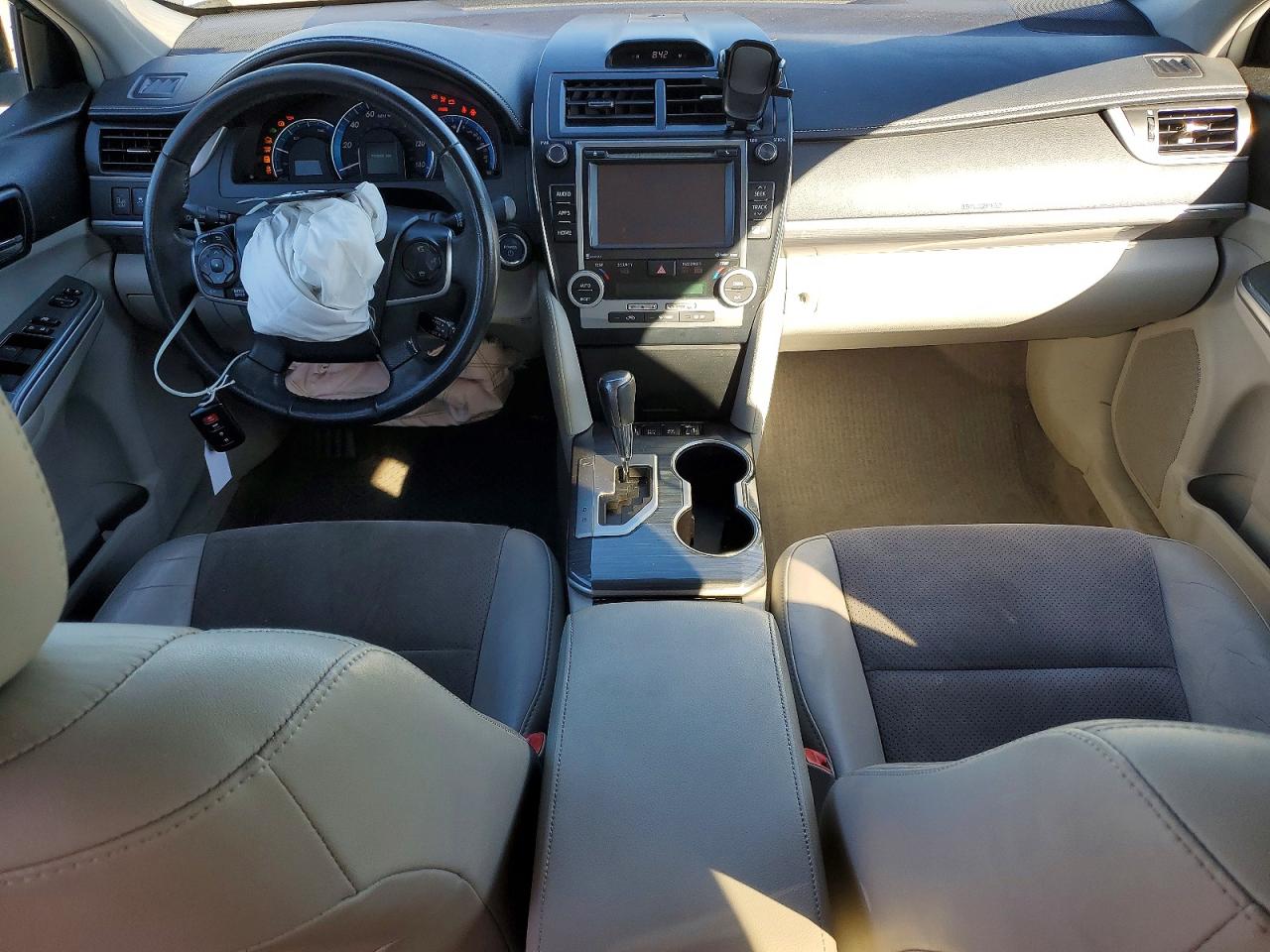 2014 Toyota Camry Hybrid Xle Silver vin: 4T1BD1FK8EU130809