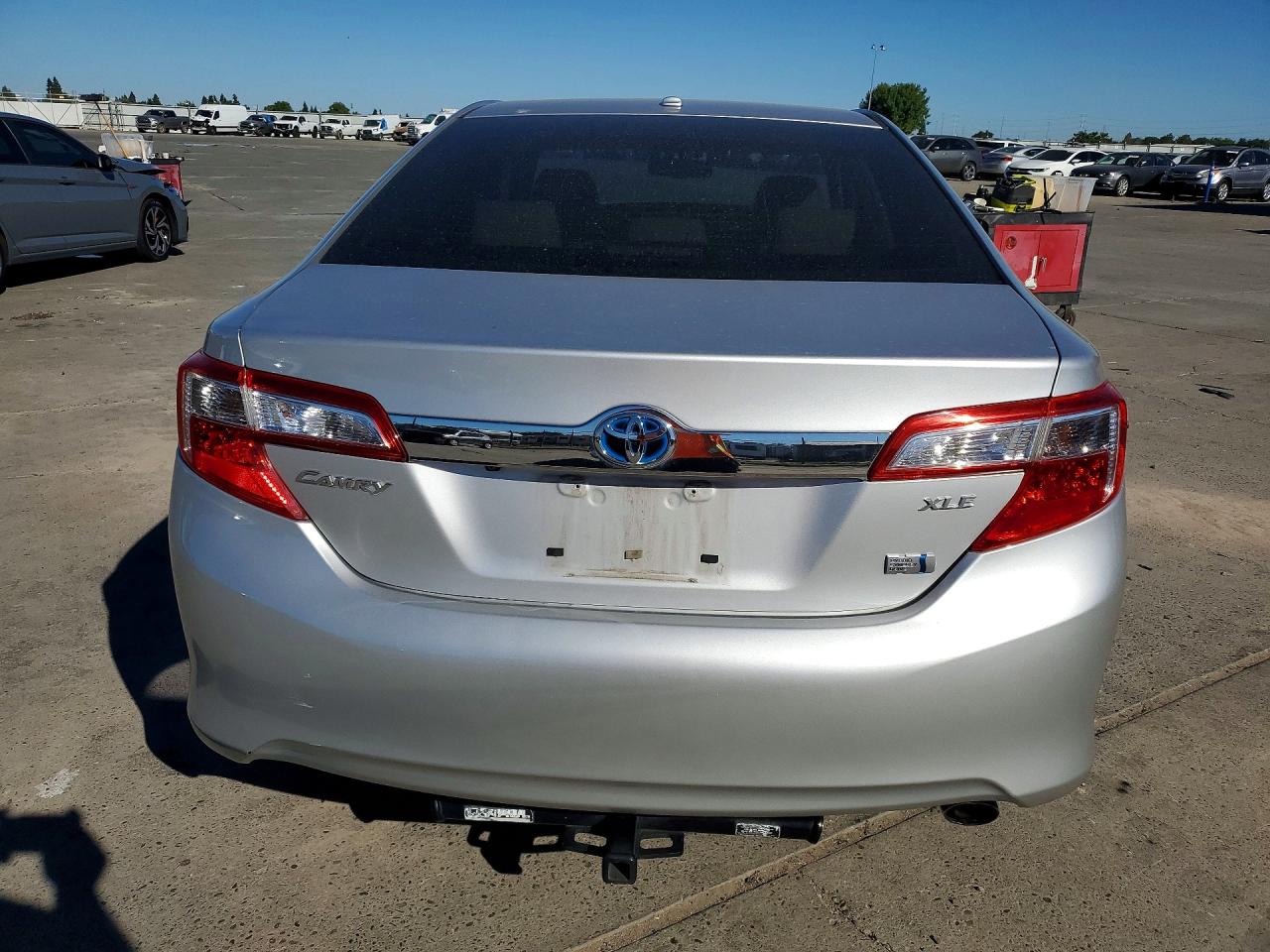 2014 Toyota Camry Hybrid Xle Silver vin: 4T1BD1FK8EU130809