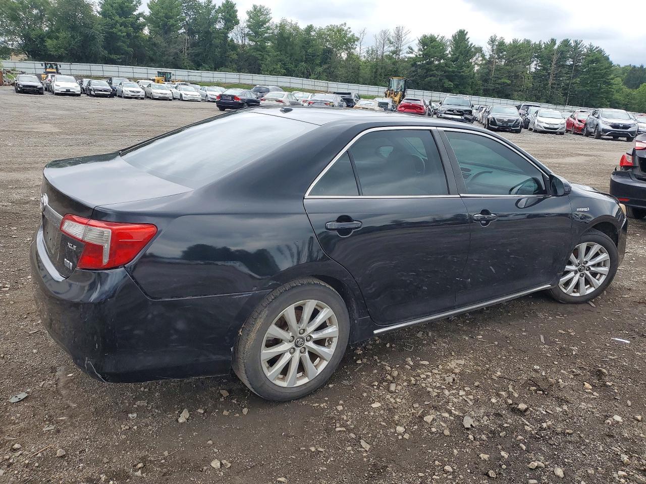 2014 Toyota Camry Hybrid Xle Black vin: 4T1BD1FK8EU131782