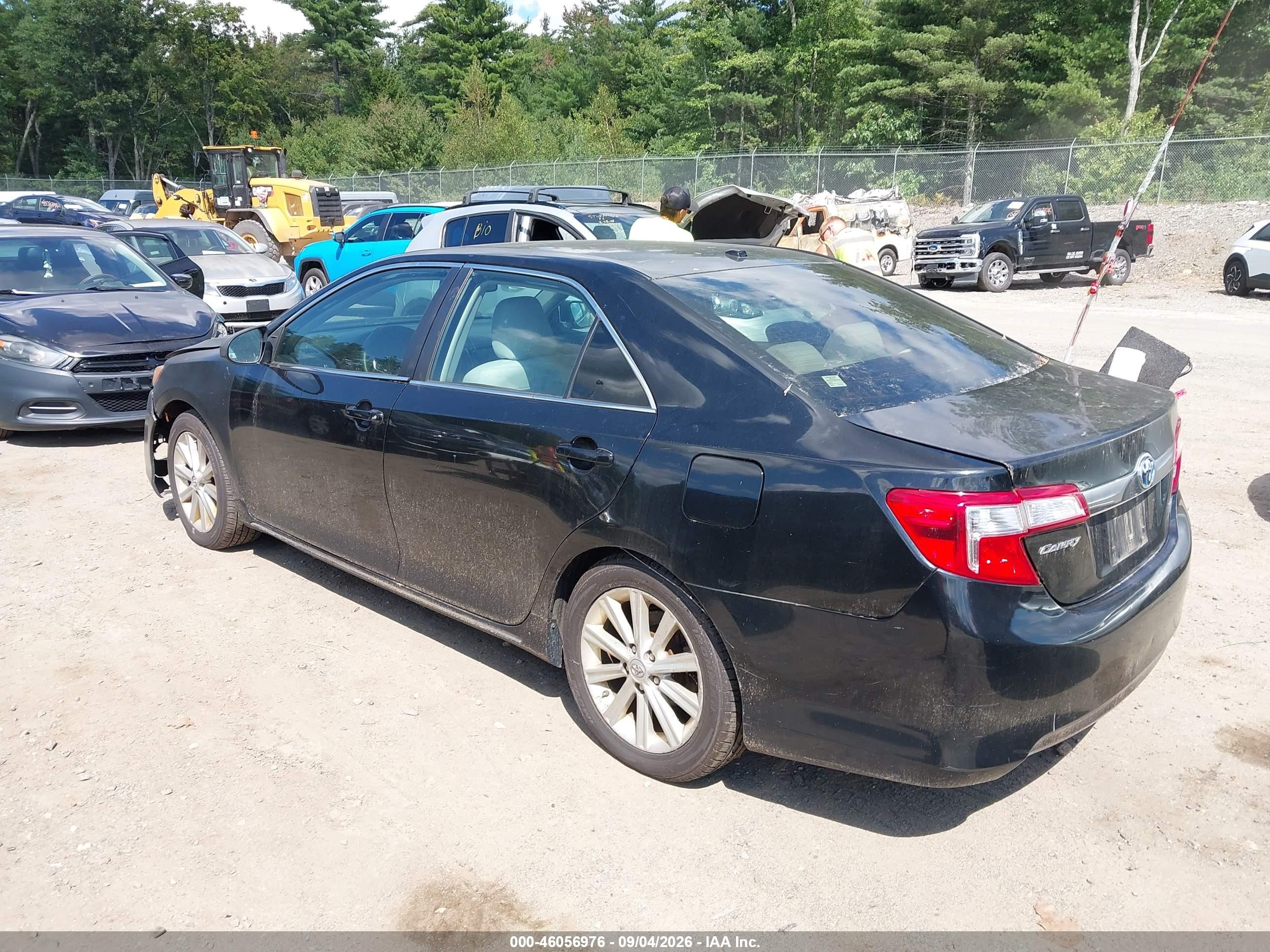 2014 Toyota Camry Hybrid Xle Black vin: 4T1BD1FK8EU138876