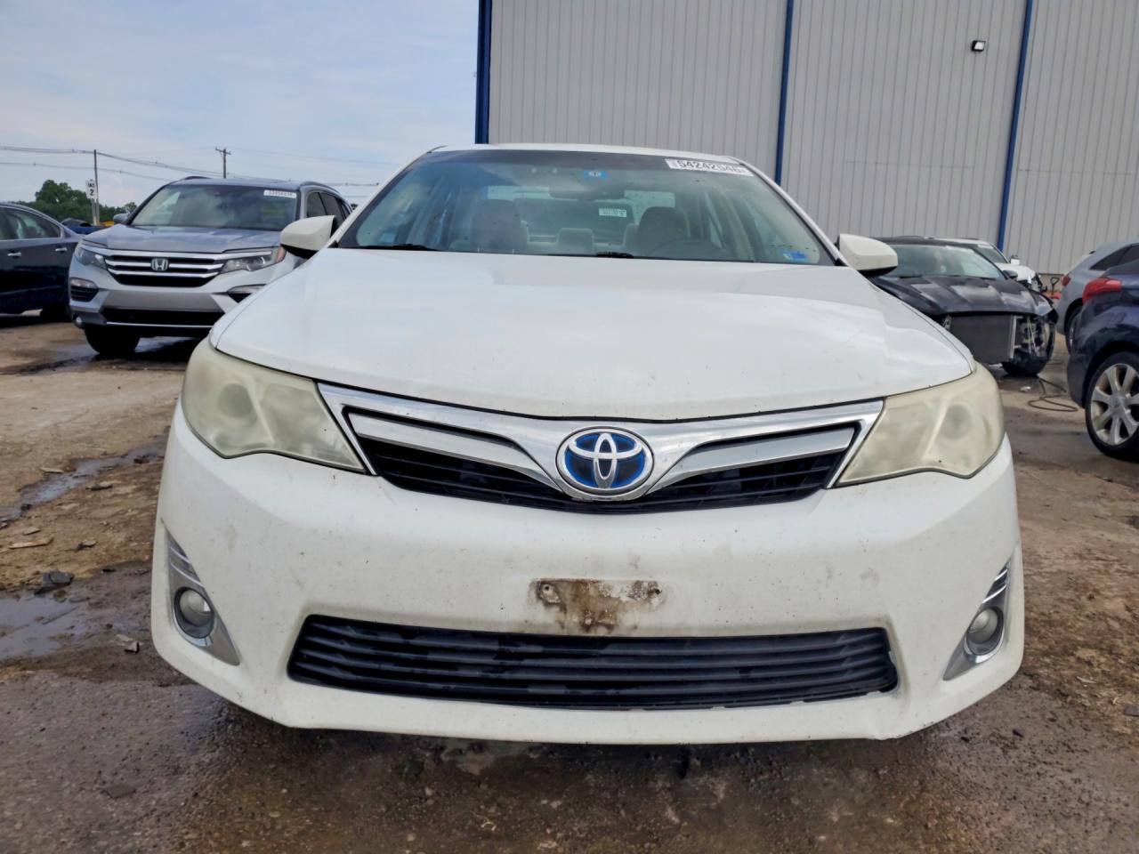 2014 Toyota Camry Hybrid Xle White vin: 4T1BD1FK8EU141261