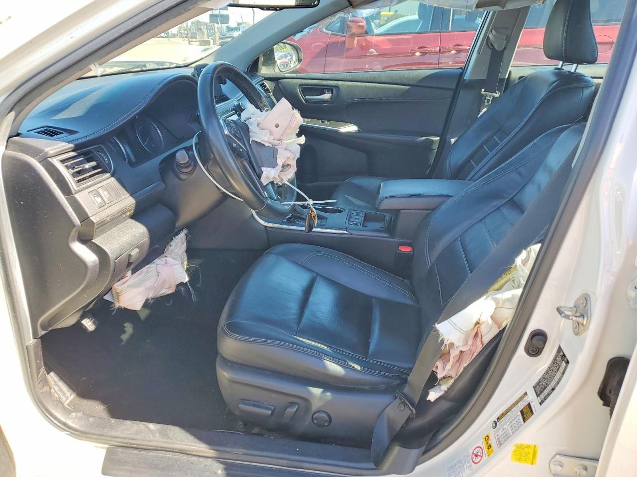 2015 Toyota Camry Hybrid Xle White vin: 4T1BD1FK8FU147823