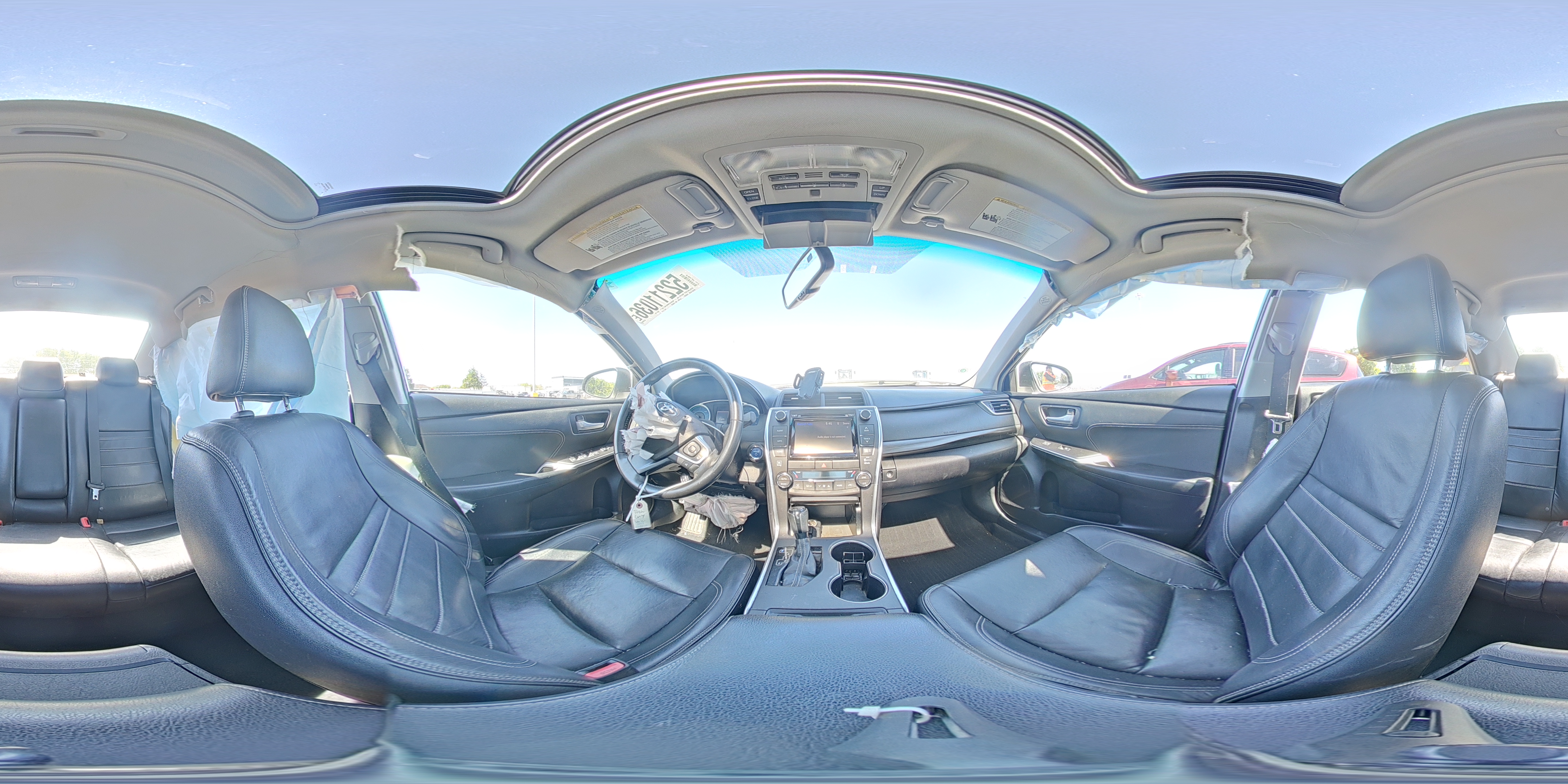 2015 Toyota Camry Hybrid Xle White vin: 4T1BD1FK8FU147823