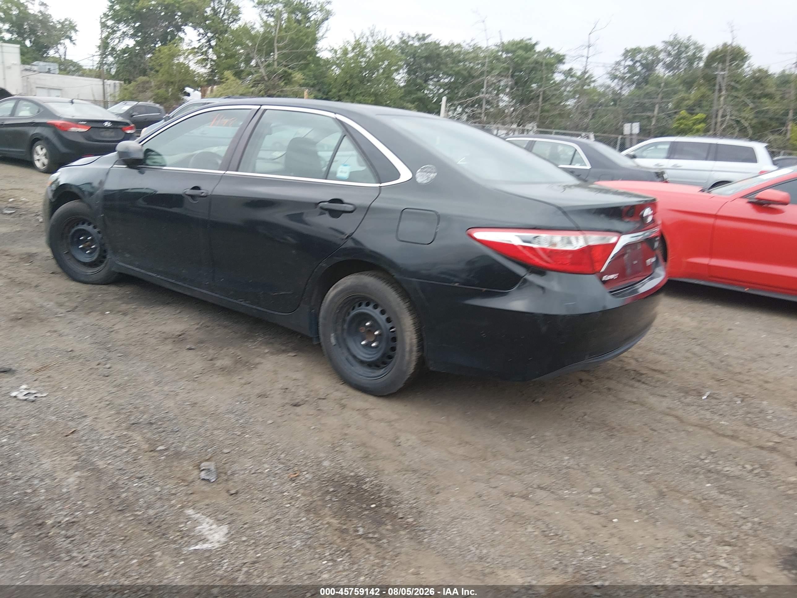 2015 Toyota Camry Hybrid Le Черный vin: 4T1BD1FK8FU159325