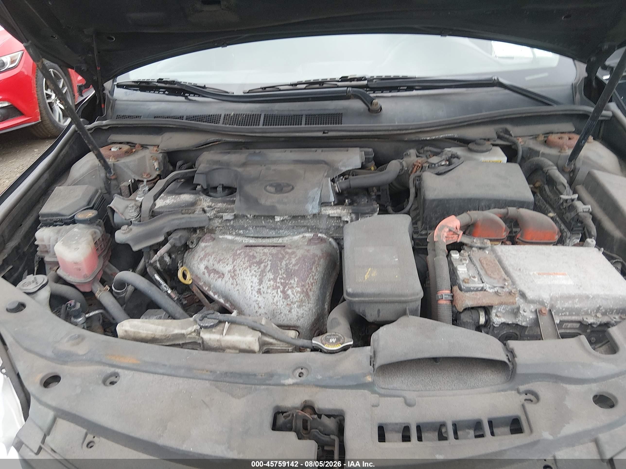 2015 Toyota Camry Hybrid Le Черный vin: 4T1BD1FK8FU159325