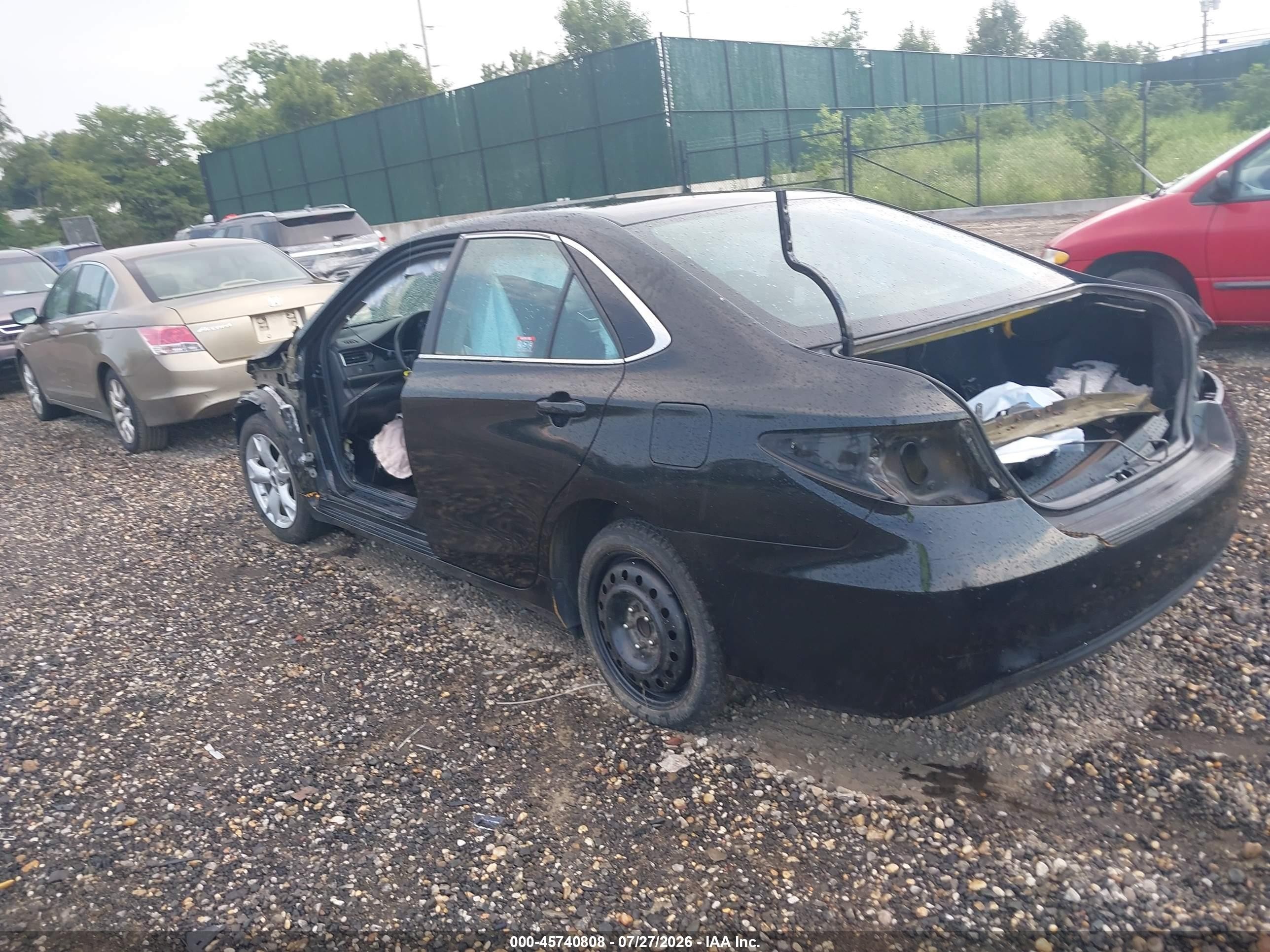 2015 Toyota Camry Hybrid Le Black vin: 4T1BD1FK8FU162824