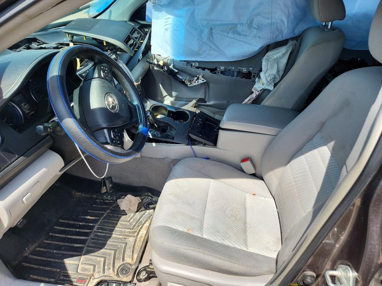 2015 Toyota Camry Hybrid Le Серый vin: 4T1BD1FK8FU171166