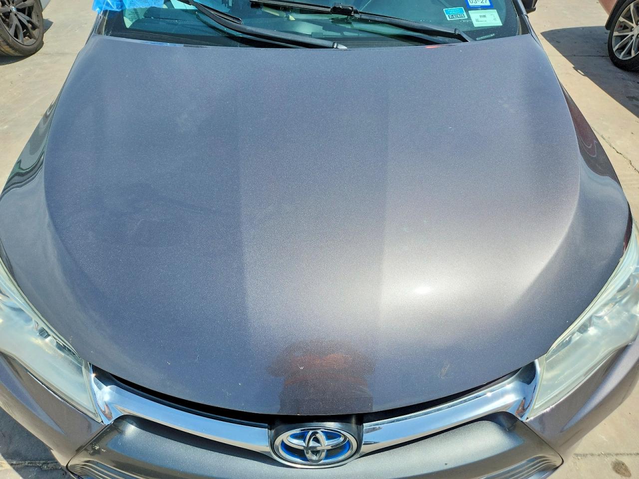2015 Toyota Camry Hybrid Le Серый vin: 4T1BD1FK8FU171166
