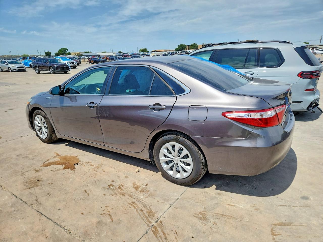 2015 Toyota Camry Hybrid Le Серый vin: 4T1BD1FK8FU171166
