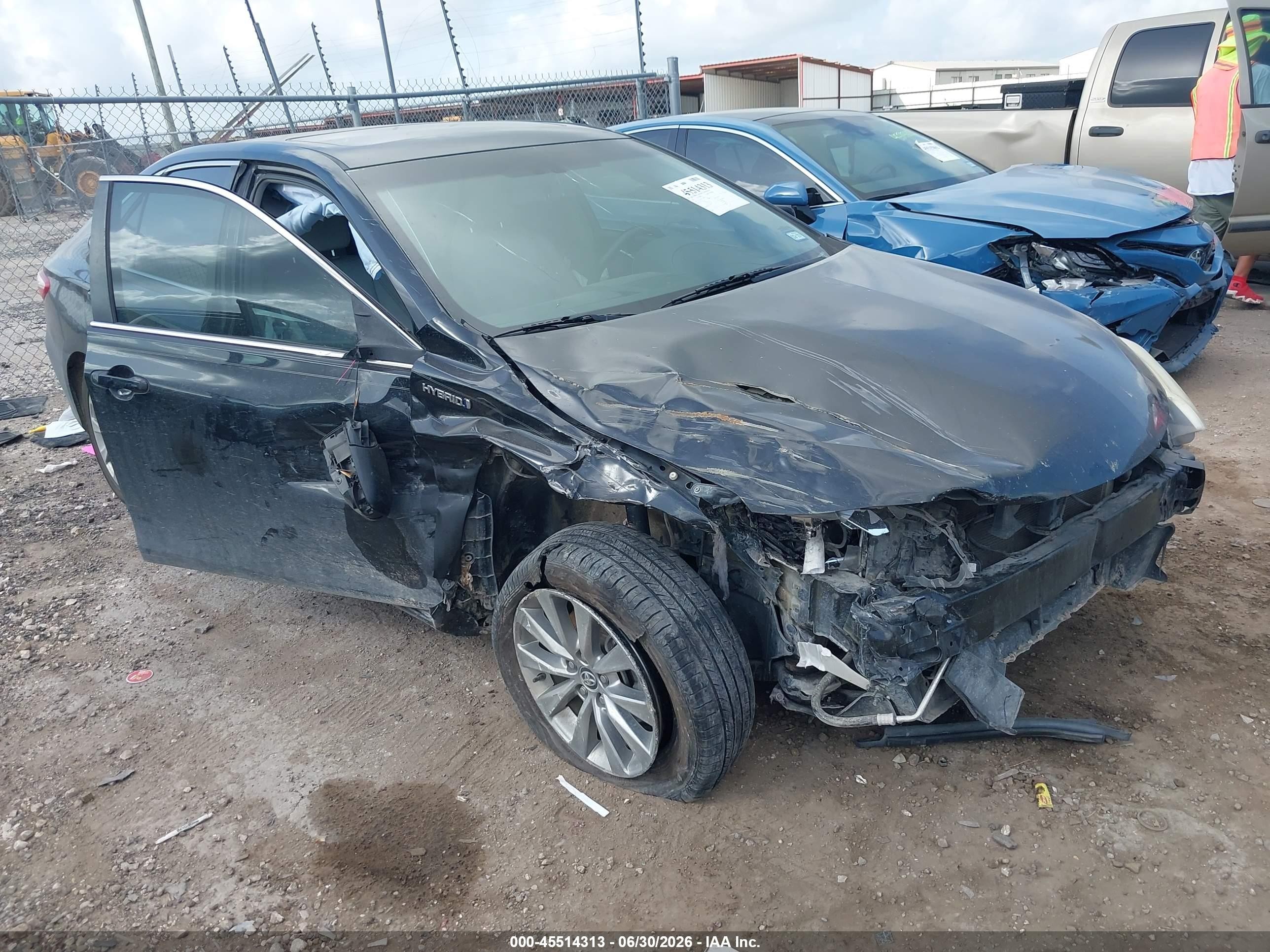 2015 Toyota Camry Hybrid Xle Black vin: 4T1BD1FK8FU173208