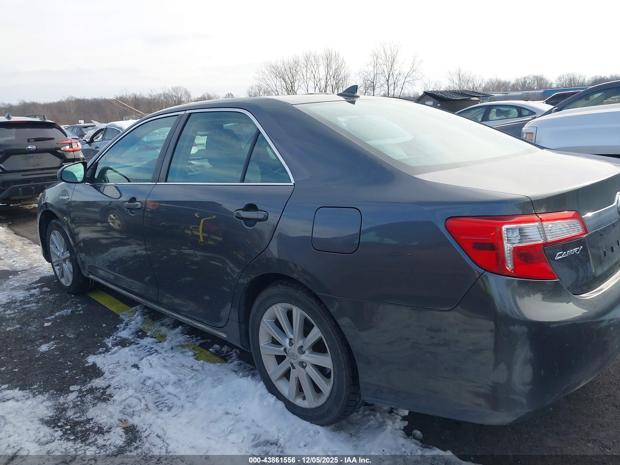2012 Toyota Camry Hybrid Xle Gray vin: 4T1BD1FK9CU001927