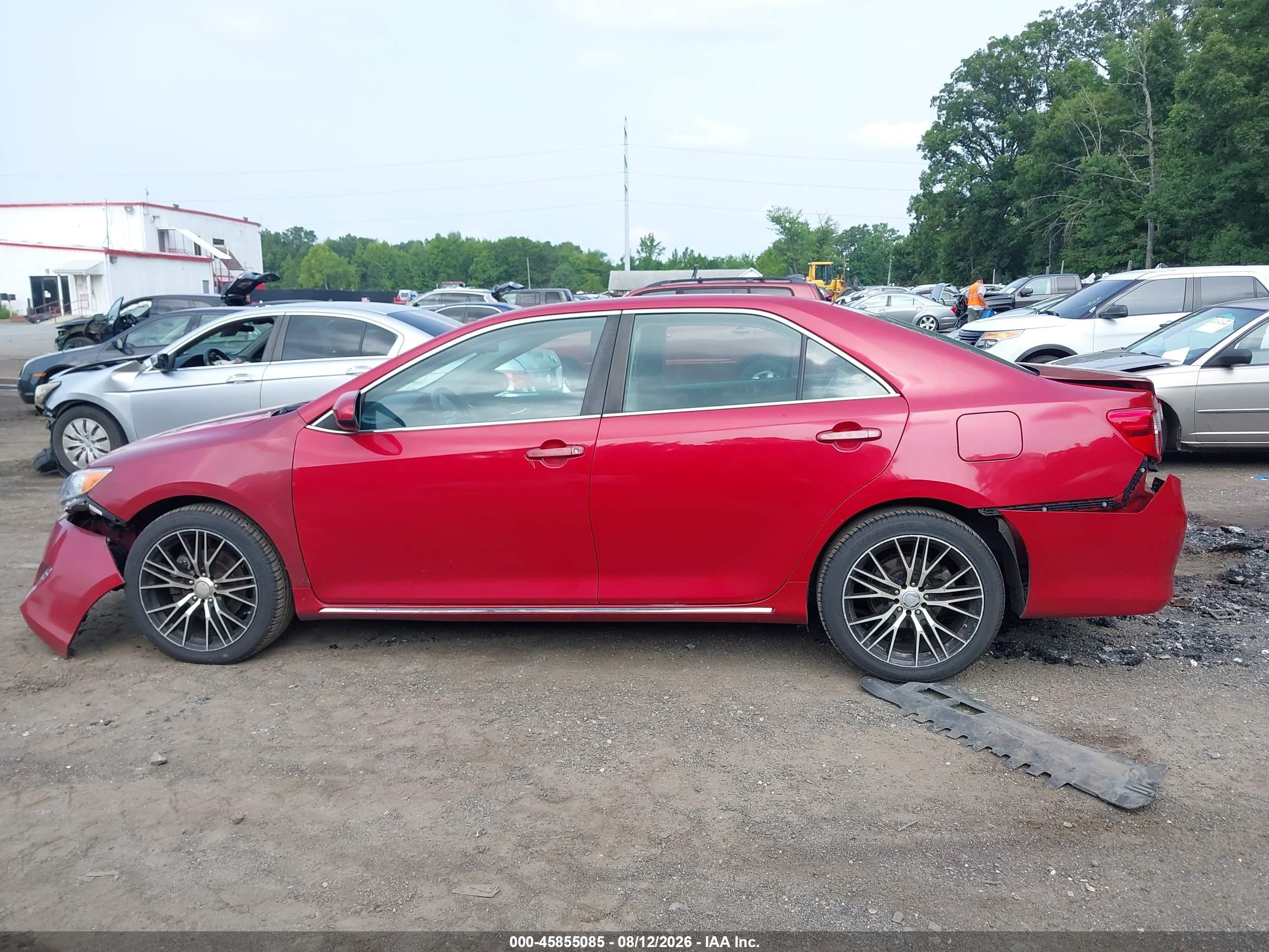 2012 Toyota Camry Hybrid Xle Red vin: 4T1BD1FK9CU019506