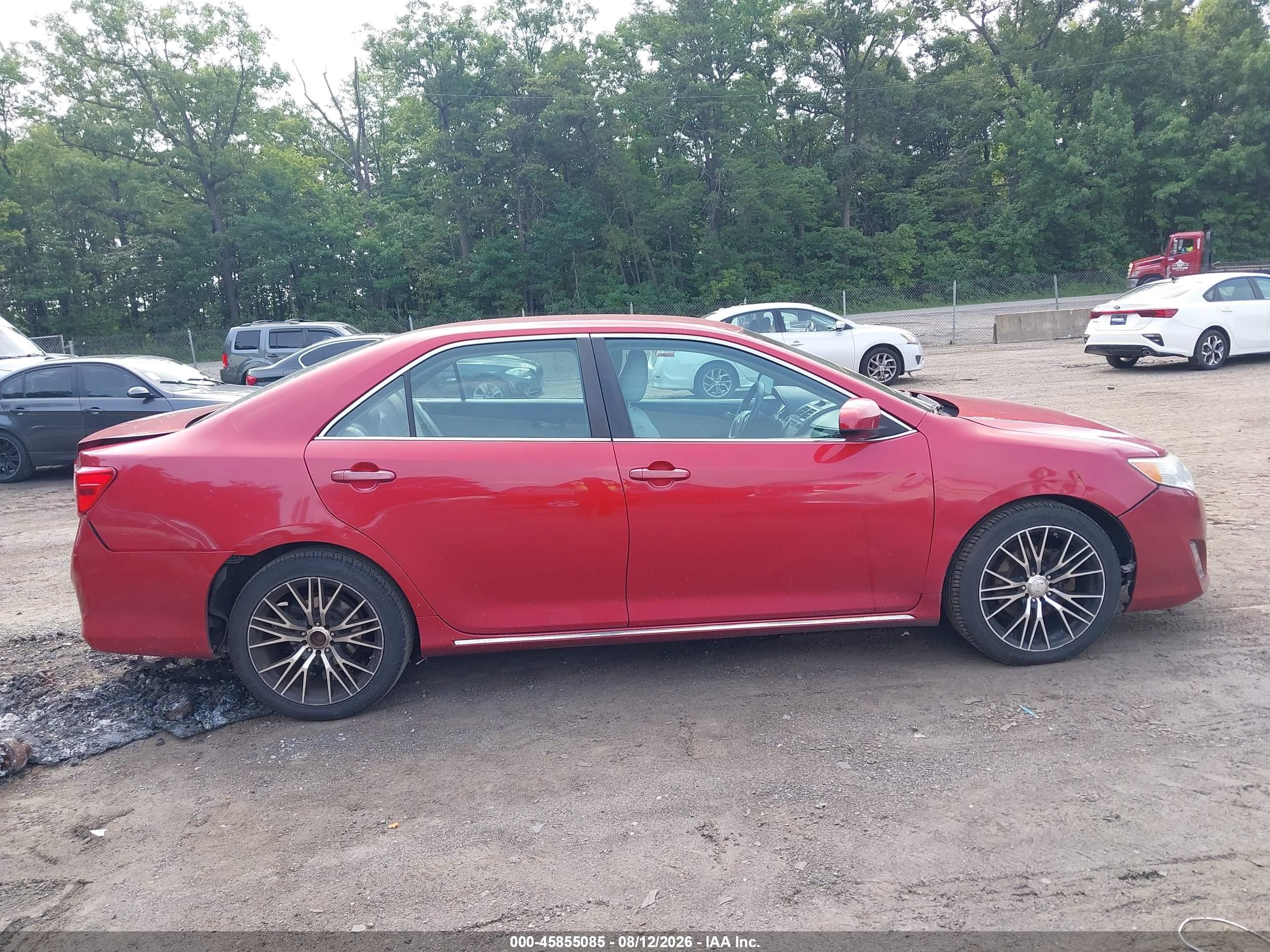 2012 Toyota Camry Hybrid Xle Red vin: 4T1BD1FK9CU019506
