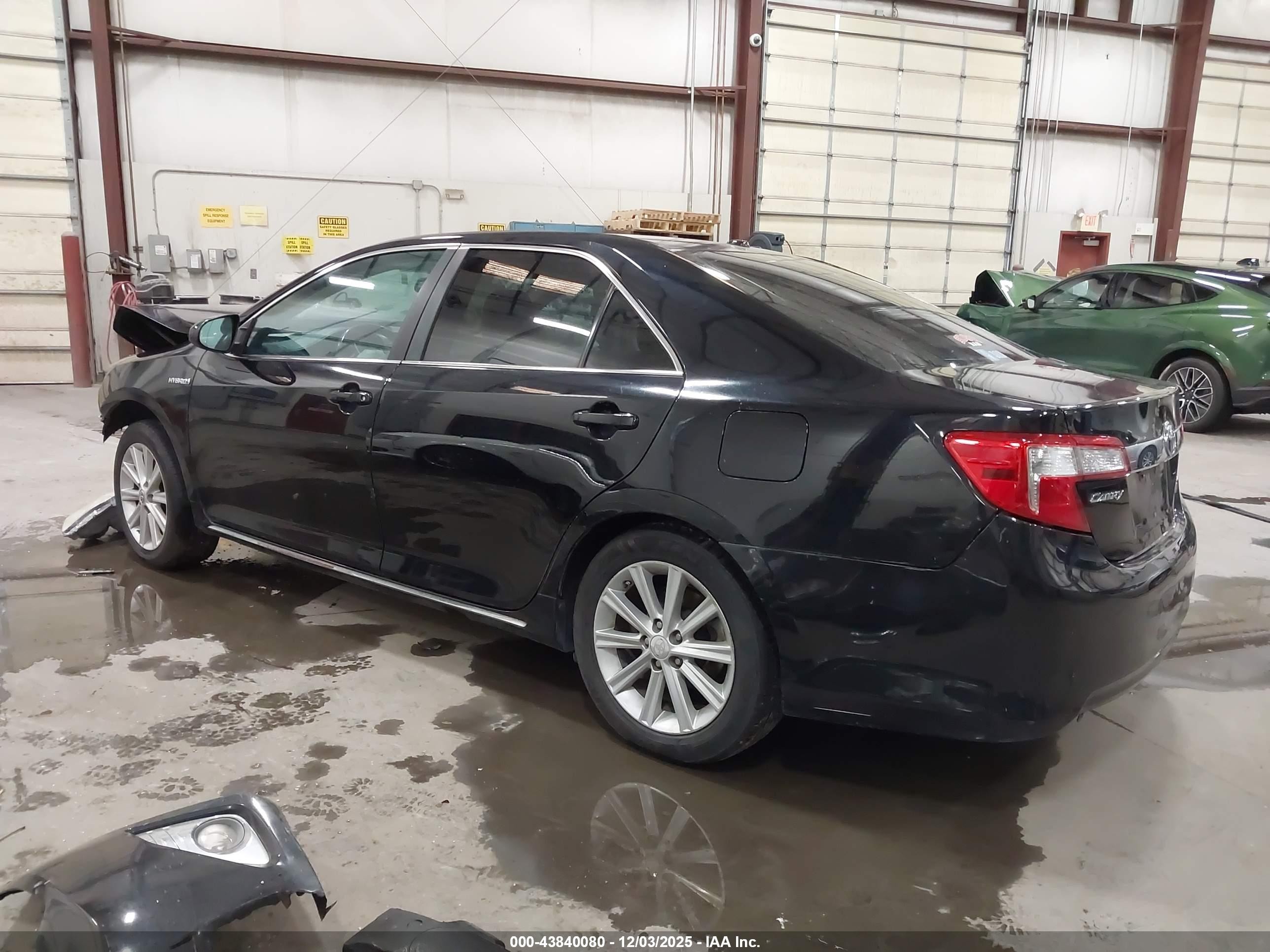 2012 Toyota Camry Hybrid Xle Black vin: 4T1BD1FK9CU019568
