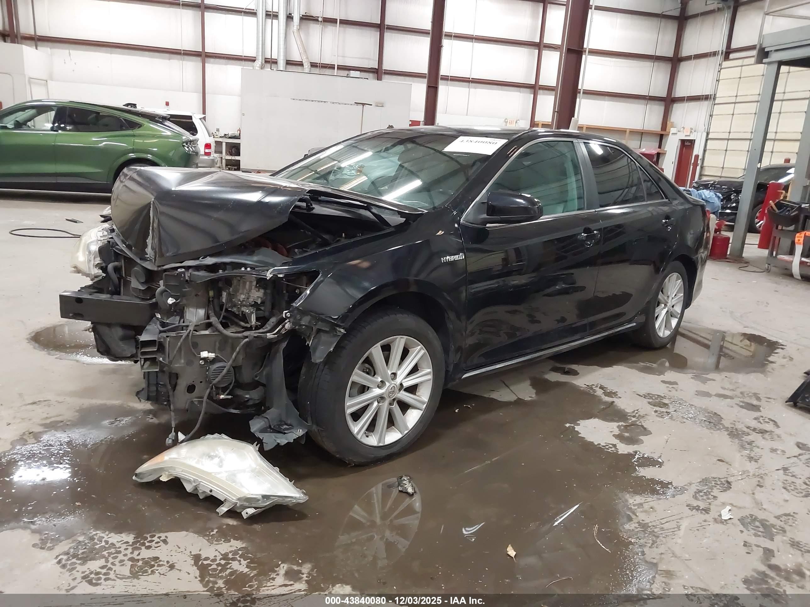2012 Toyota Camry Hybrid Xle Black vin: 4T1BD1FK9CU019568