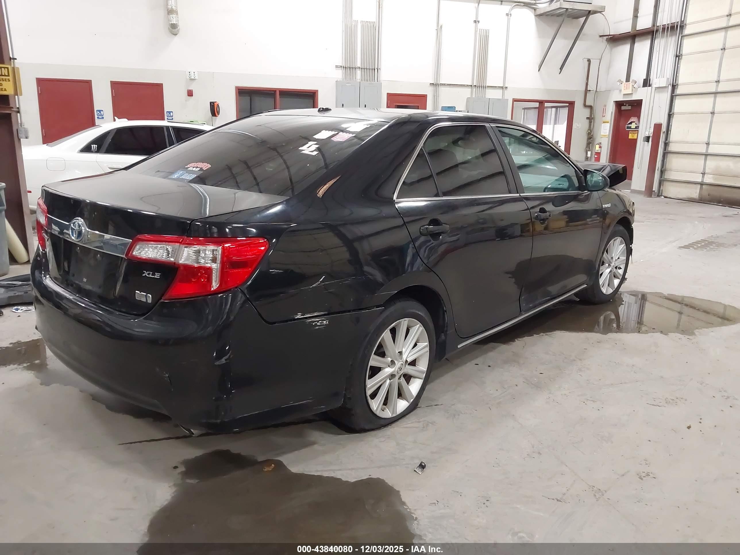 2012 Toyota Camry Hybrid Xle Black vin: 4T1BD1FK9CU019568