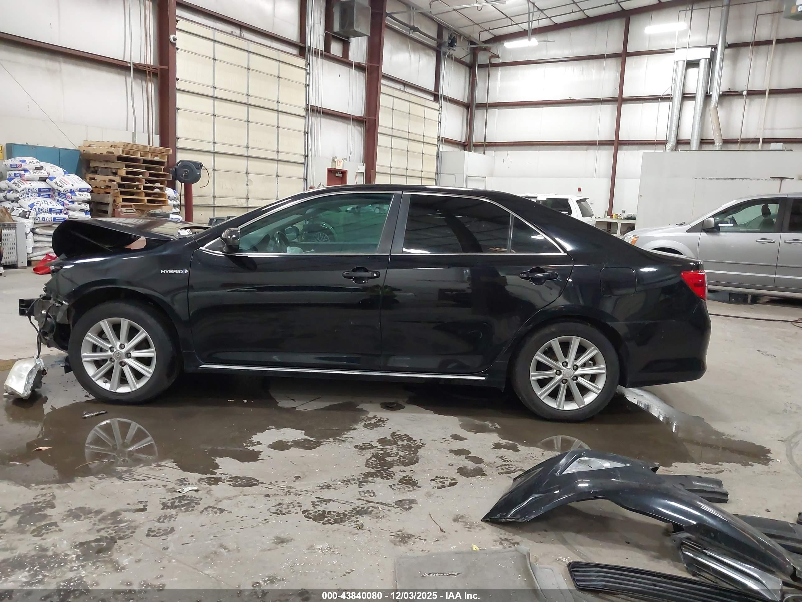 2012 Toyota Camry Hybrid Xle Black vin: 4T1BD1FK9CU019568