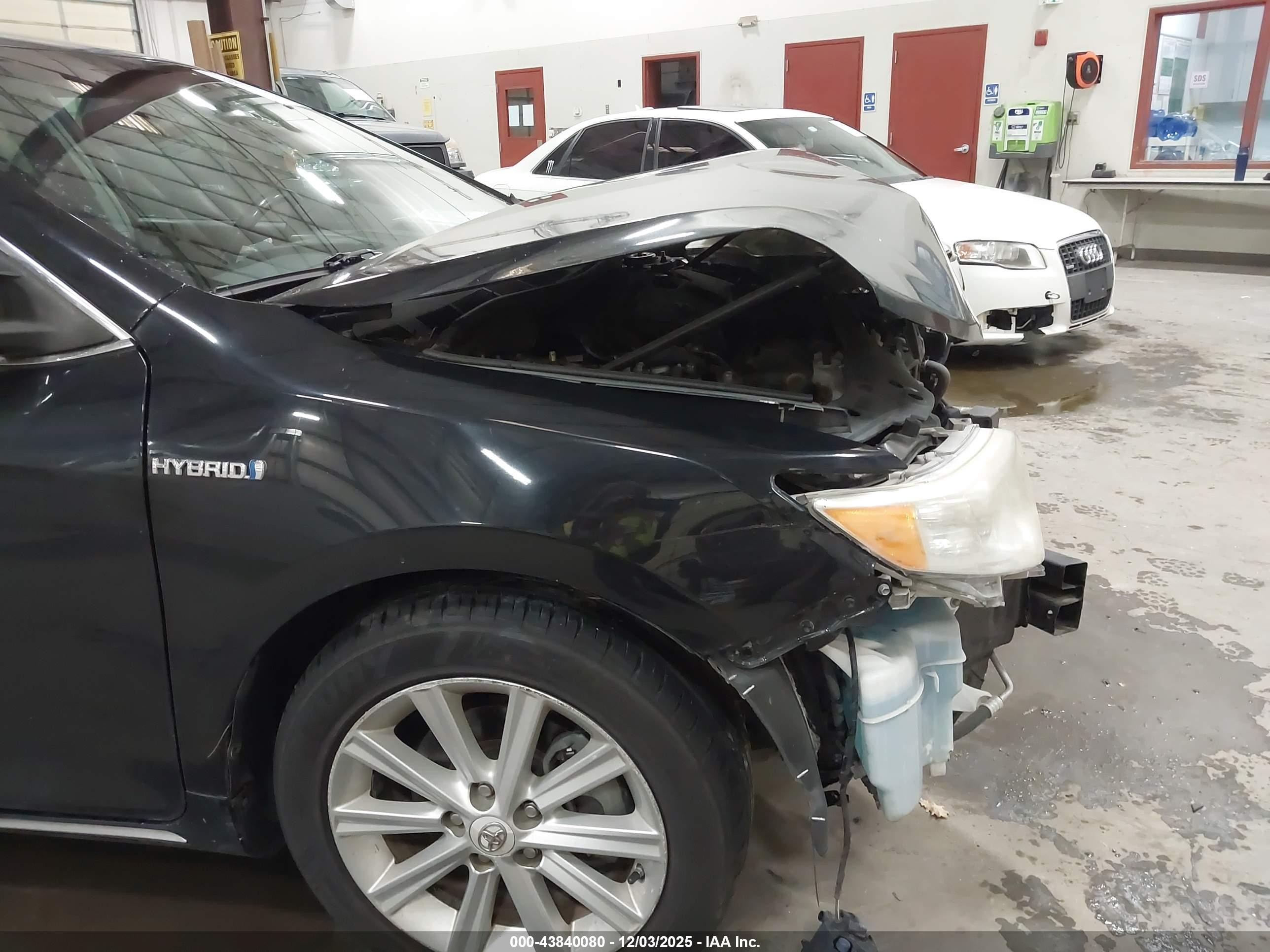 2012 Toyota Camry Hybrid Xle Black vin: 4T1BD1FK9CU019568