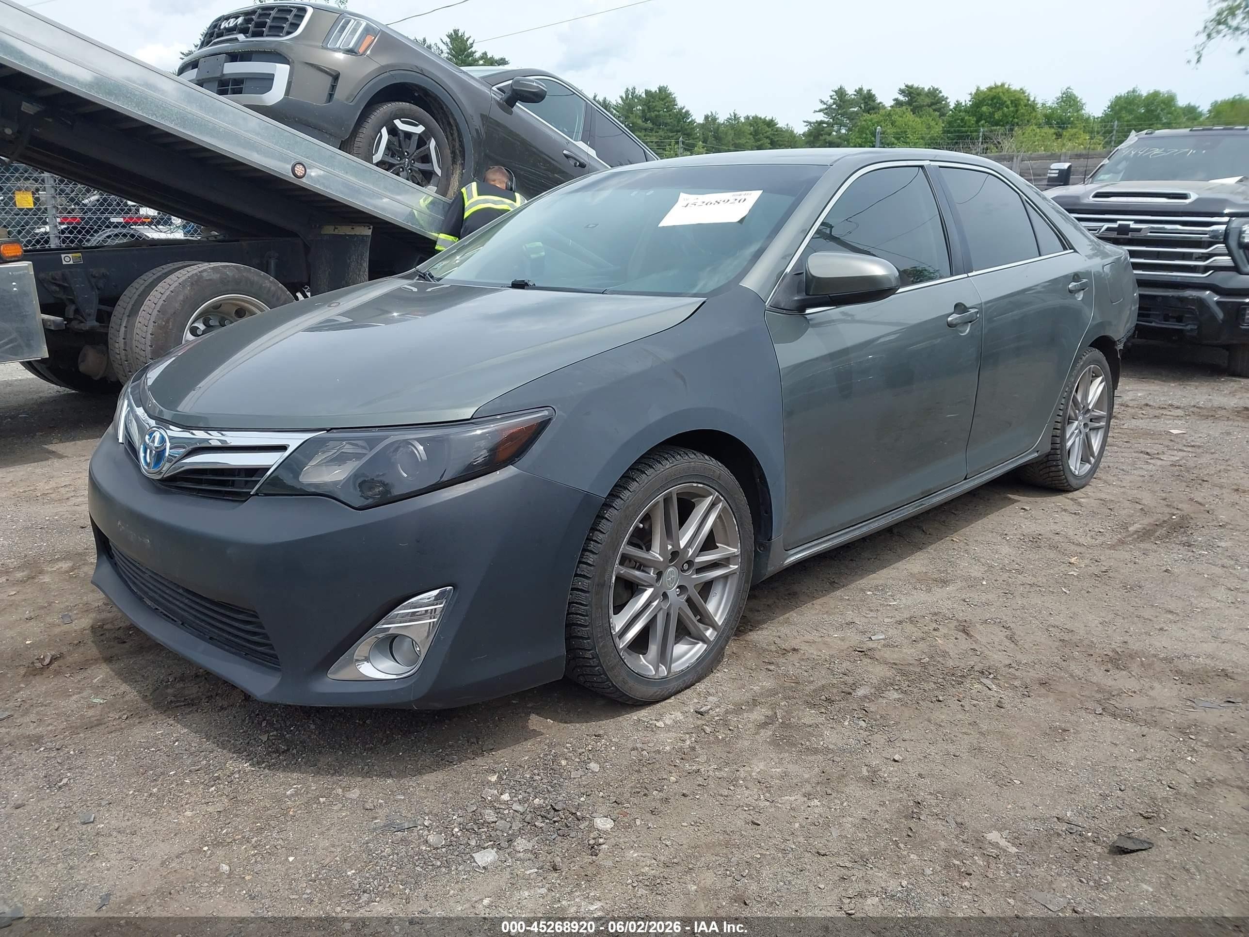 2012 Toyota Camry Hybrid Xle Green vin: 4T1BD1FK9CU019814