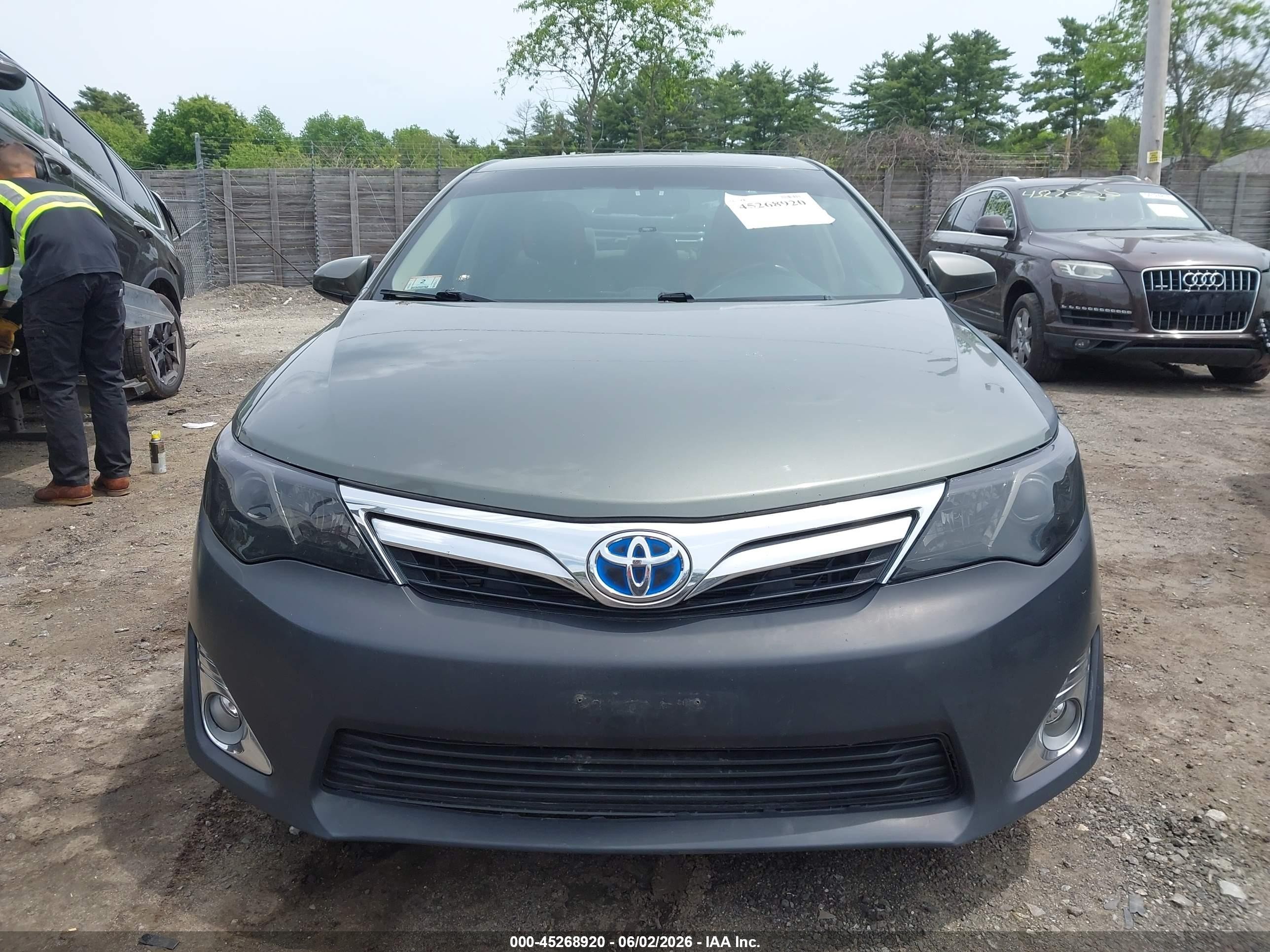 2012 Toyota Camry Hybrid Xle Green vin: 4T1BD1FK9CU019814