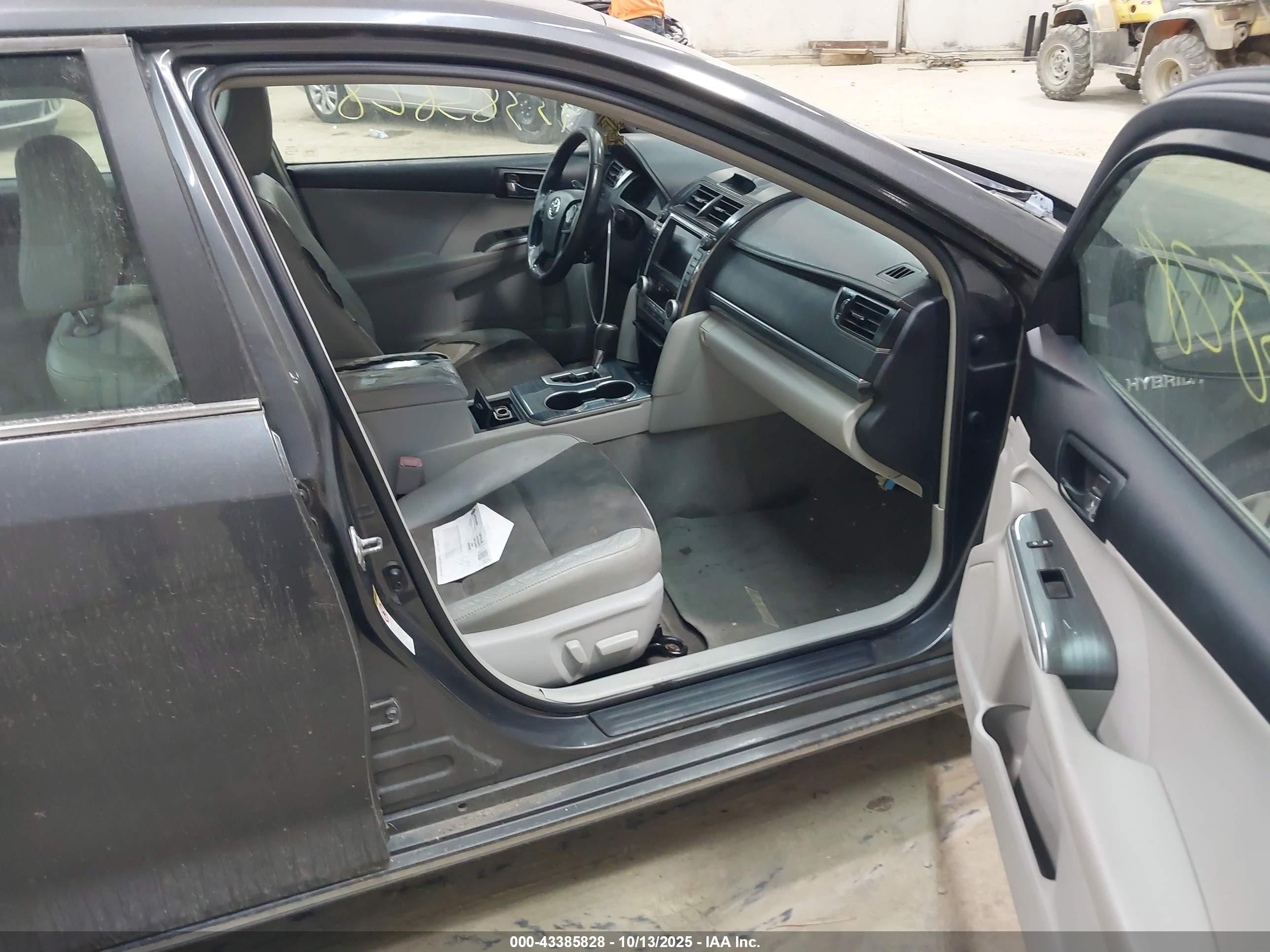 2012 Toyota Camry Hybrid Xle Серый vin: 4T1BD1FK9CU025080