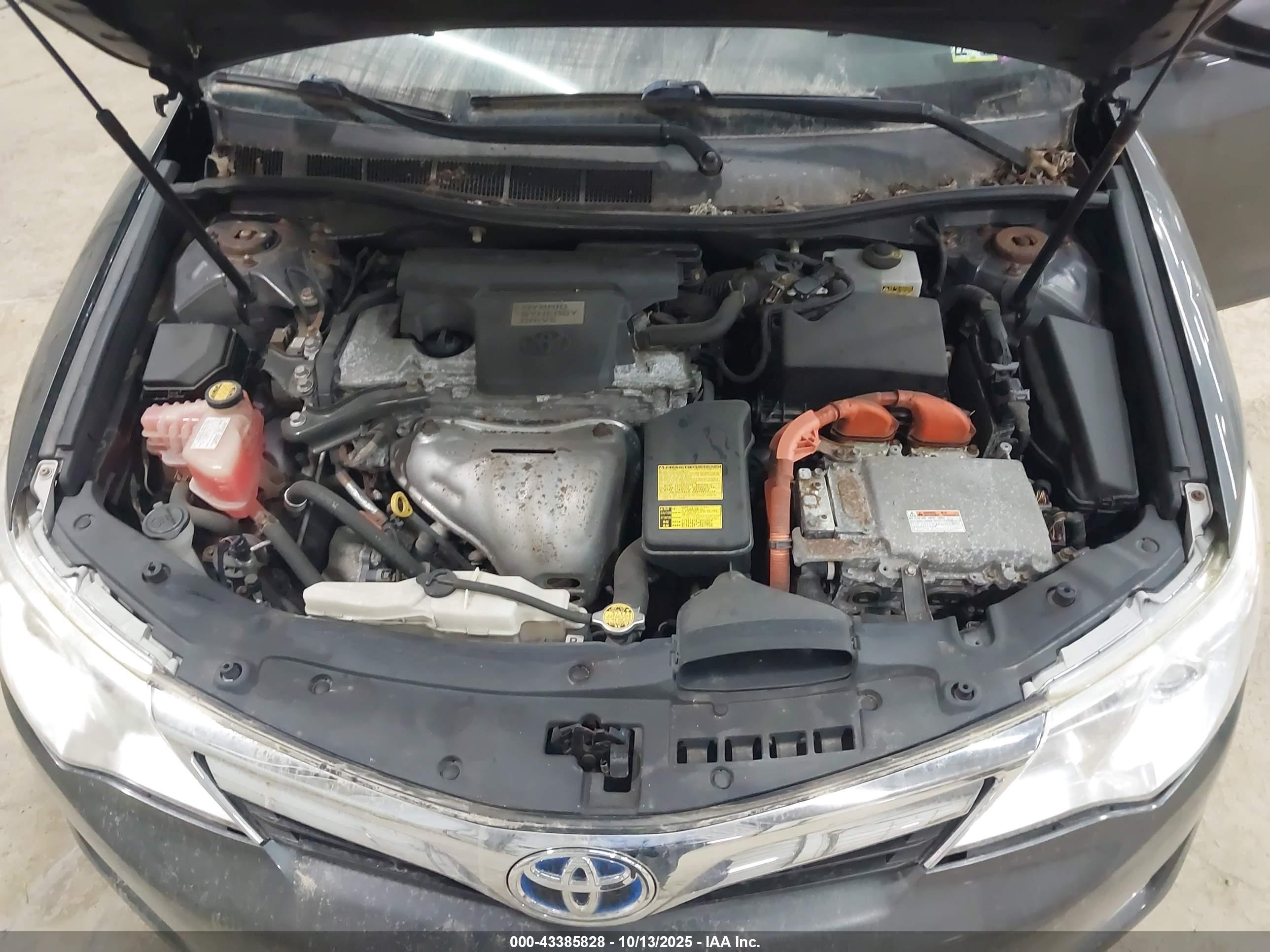 2012 Toyota Camry Hybrid Xle Серый vin: 4T1BD1FK9CU025080