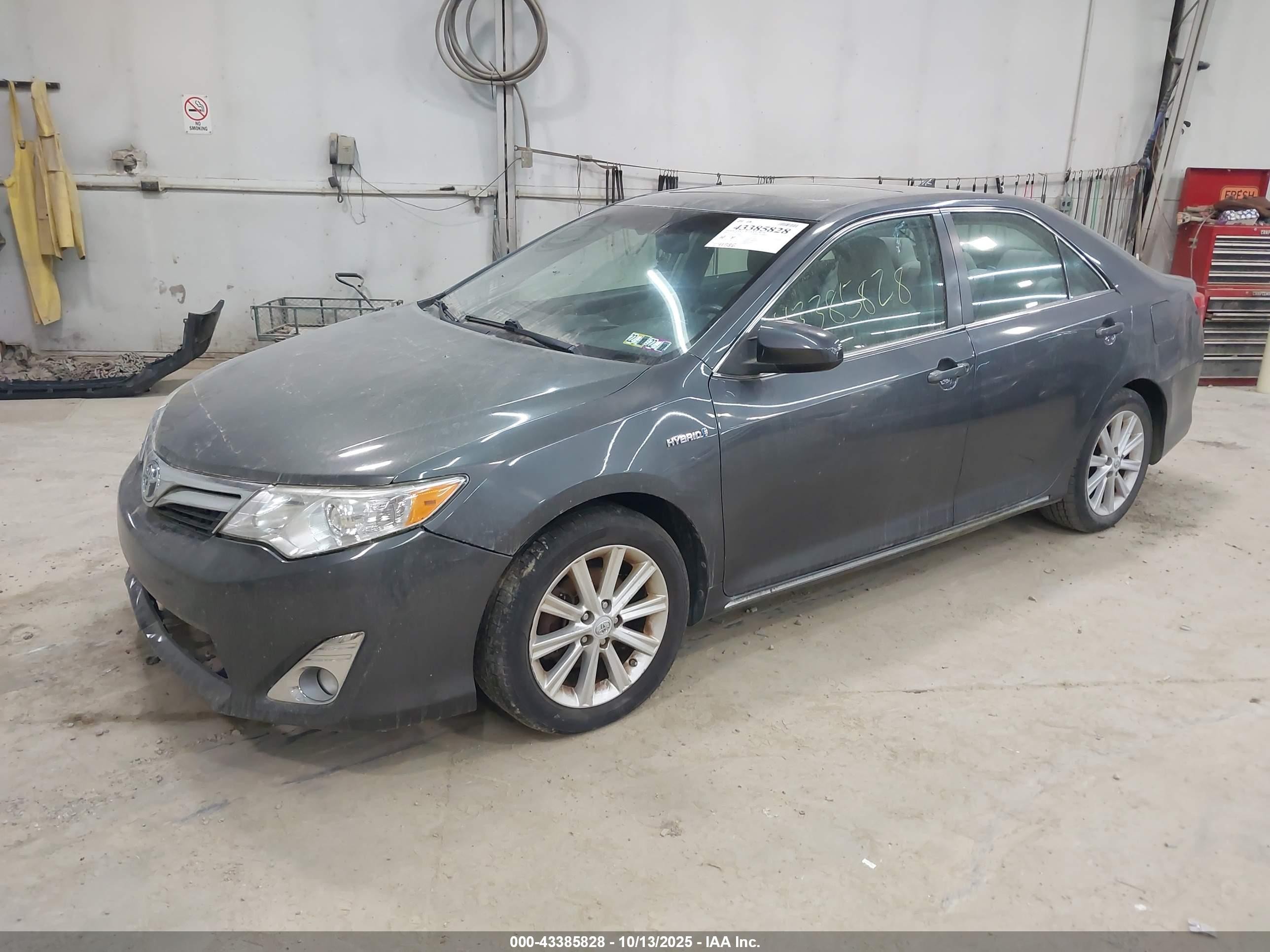 2012 Toyota Camry Hybrid Xle Серый vin: 4T1BD1FK9CU025080