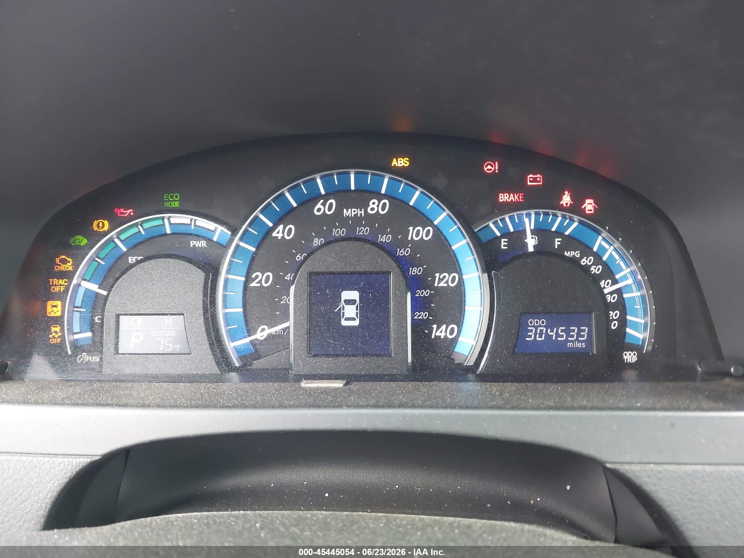 2012 Toyota Camry Hybrid Le Gray vin: 4T1BD1FK9CU026018