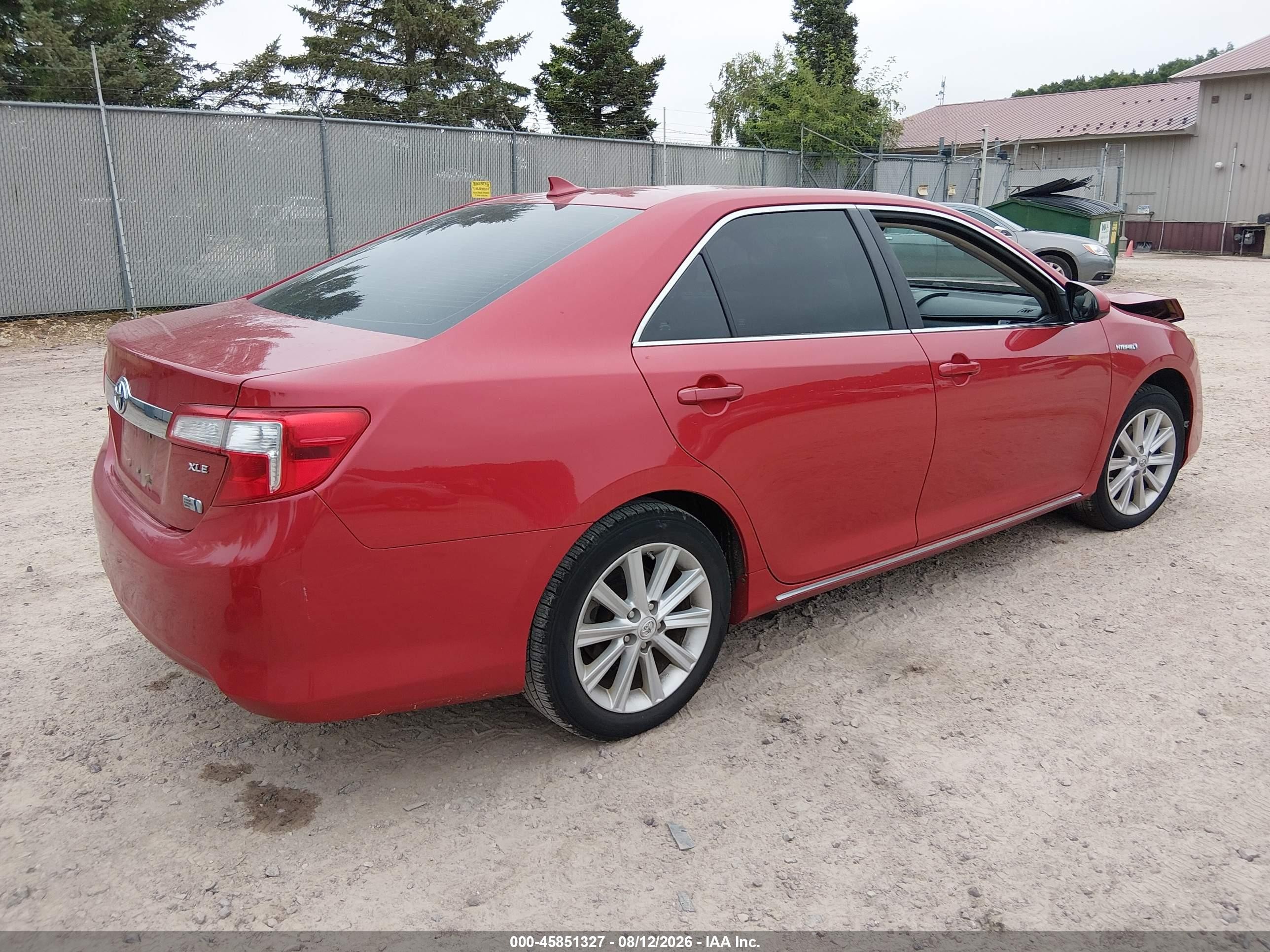 2012 Toyota Camry Hybrid Xle Red vin: 4T1BD1FK9CU028061