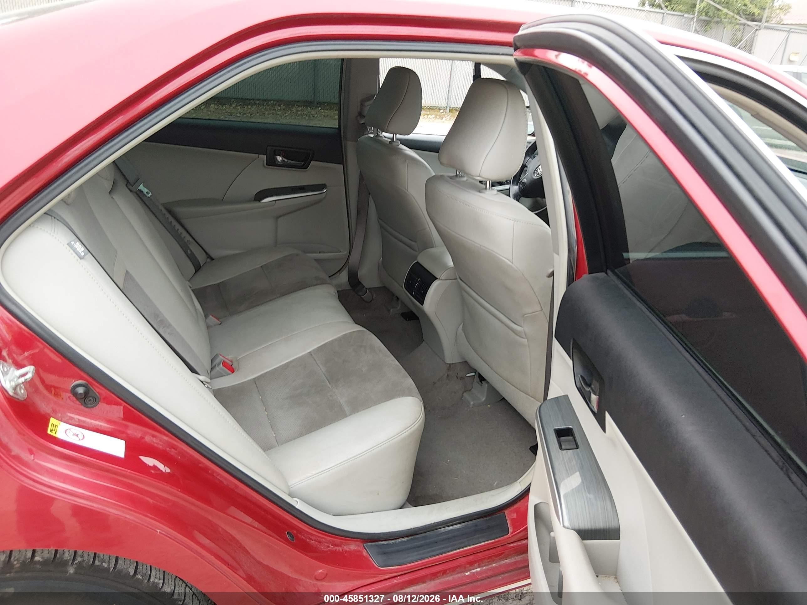 2012 Toyota Camry Hybrid Xle Red vin: 4T1BD1FK9CU028061
