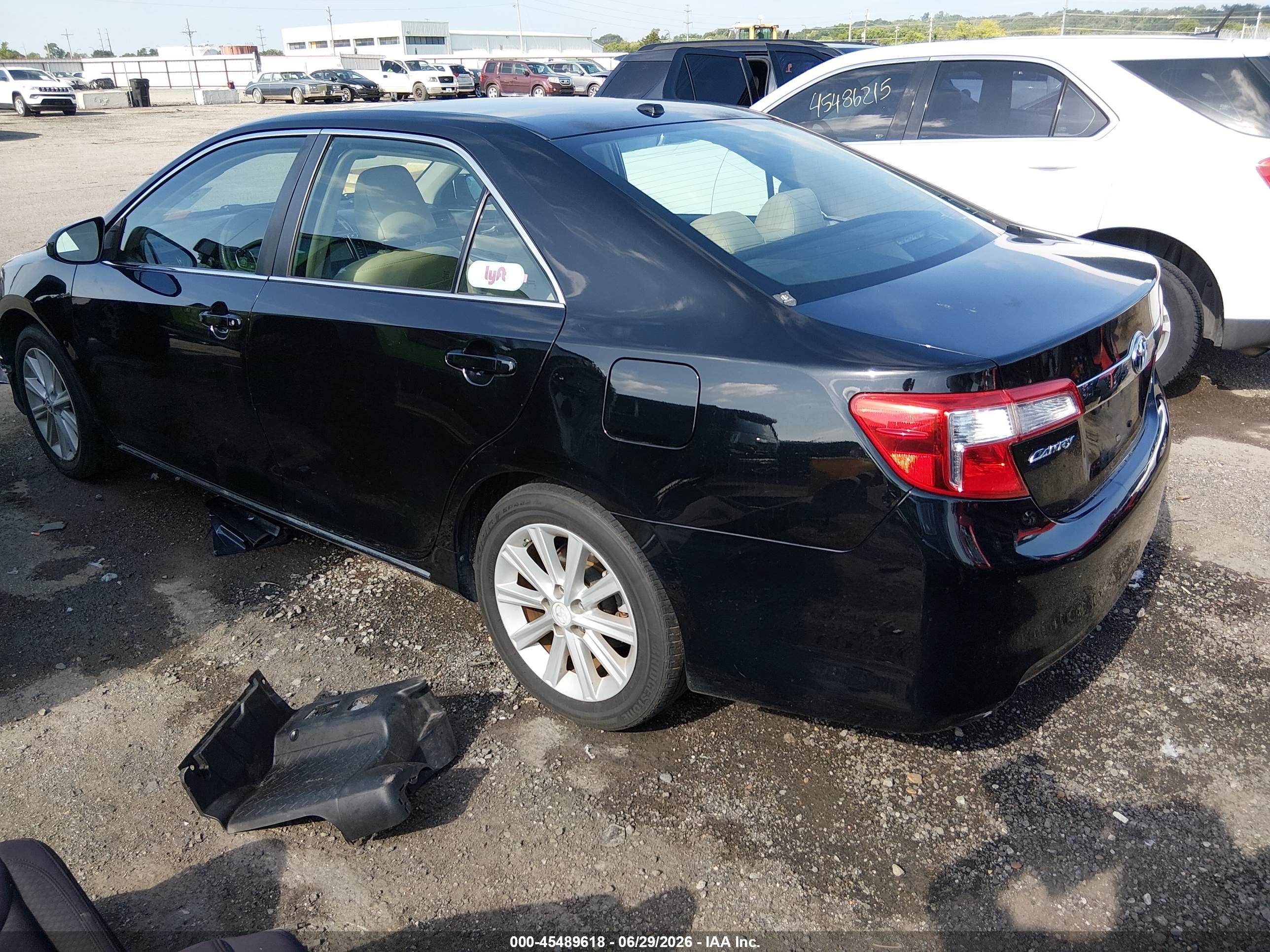 2012 Toyota Camry Hybrid Xle Black vin: 4T1BD1FK9CU029808