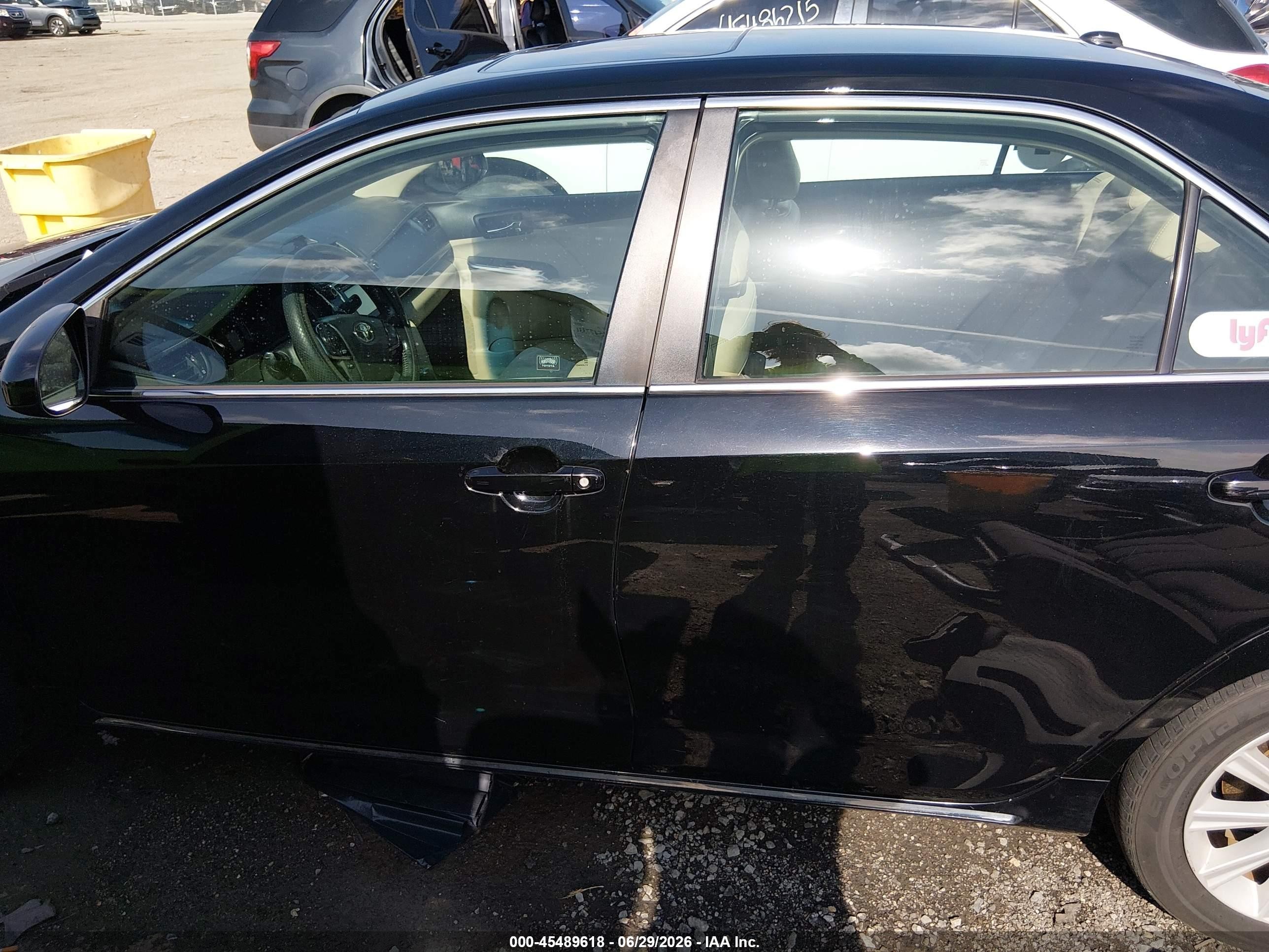 2012 Toyota Camry Hybrid Xle Black vin: 4T1BD1FK9CU029808