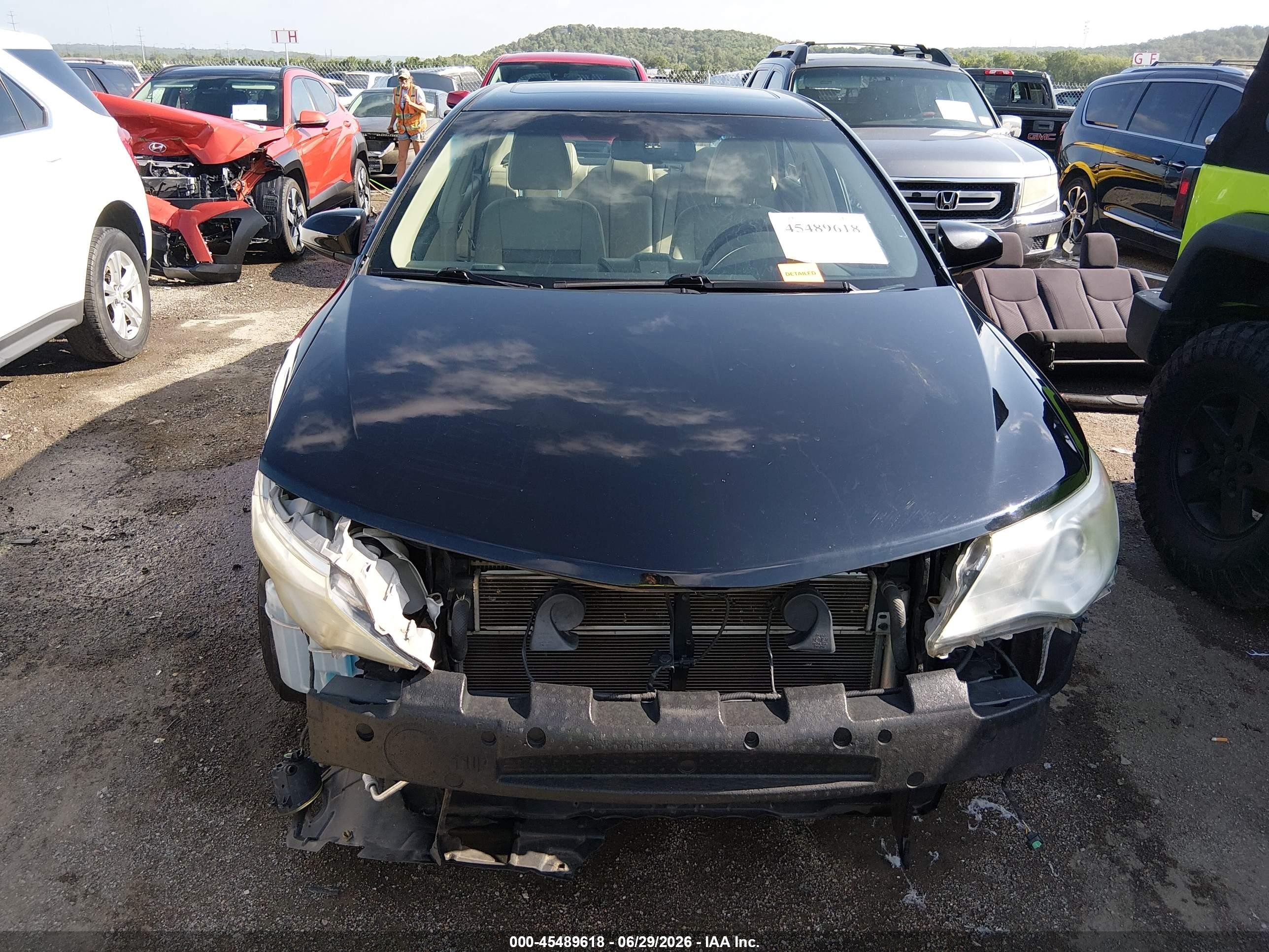 2012 Toyota Camry Hybrid Xle Black vin: 4T1BD1FK9CU029808