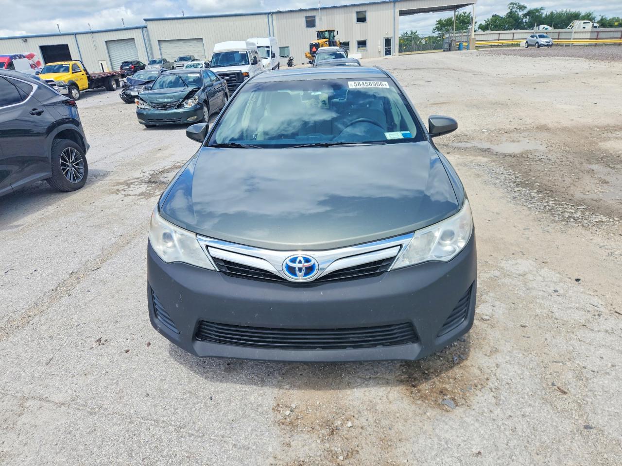 2012 Toyota Camry Hybrid Le Gray vin: 4T1BD1FK9CU031042