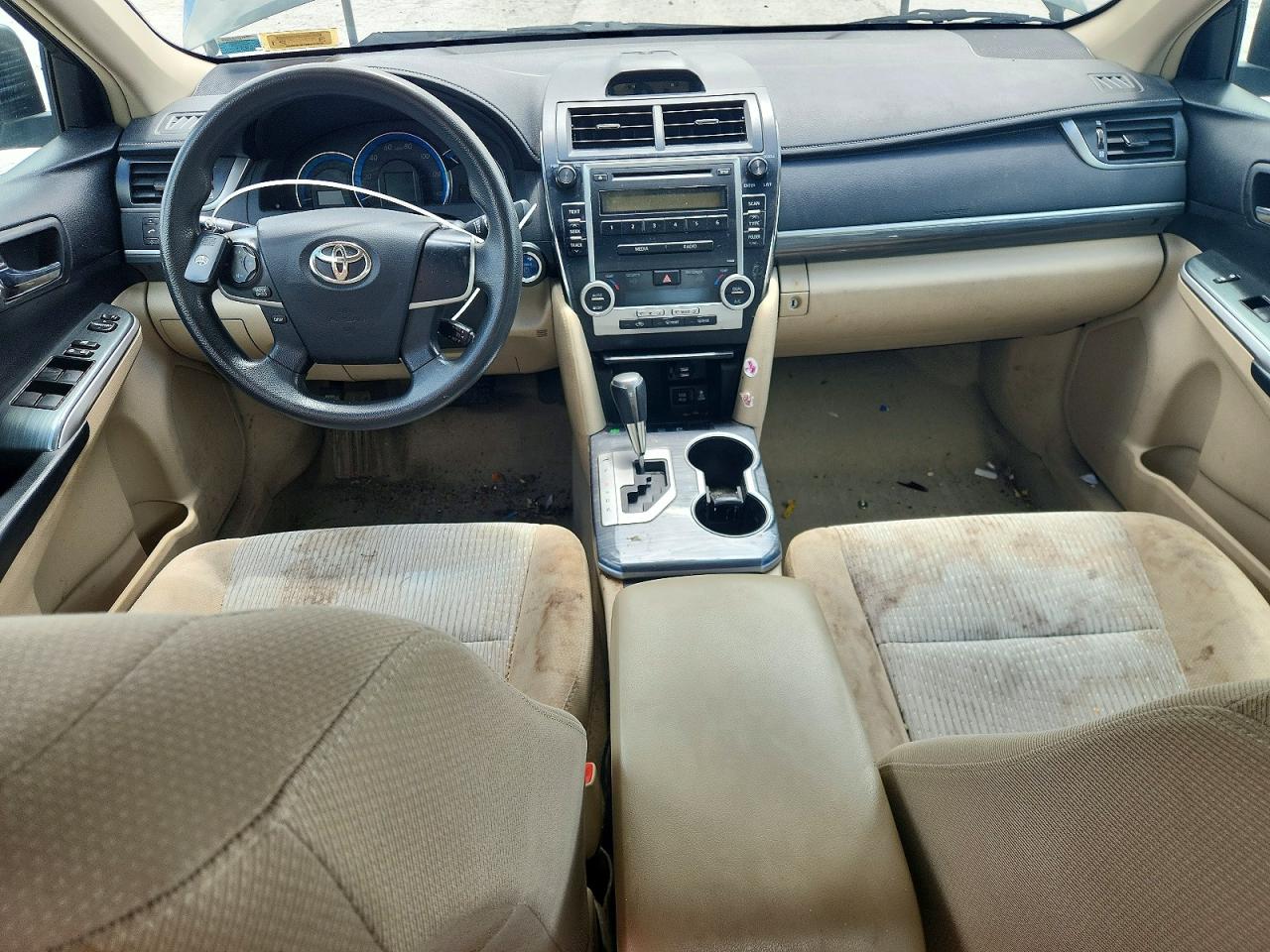2012 Toyota Camry Hybrid Le Gray vin: 4T1BD1FK9CU031042