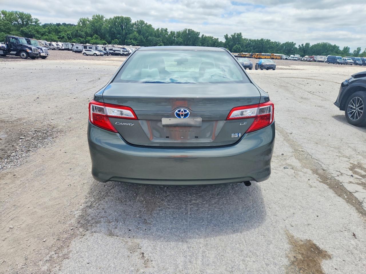 2012 Toyota Camry Hybrid Le Gray vin: 4T1BD1FK9CU031042