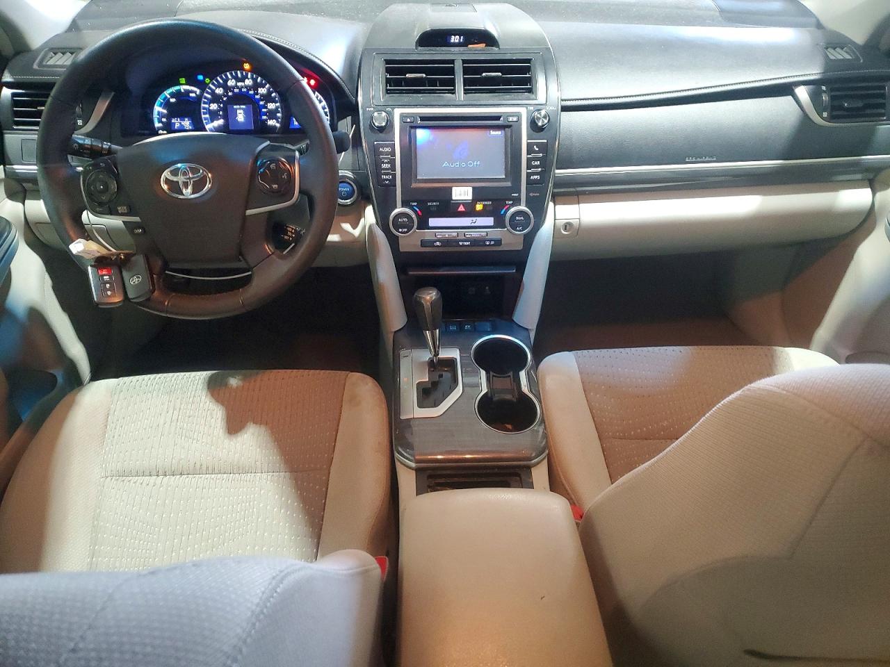 2012 Toyota Camry Hybrid Xle White vin: 4T1BD1FK9CU033521