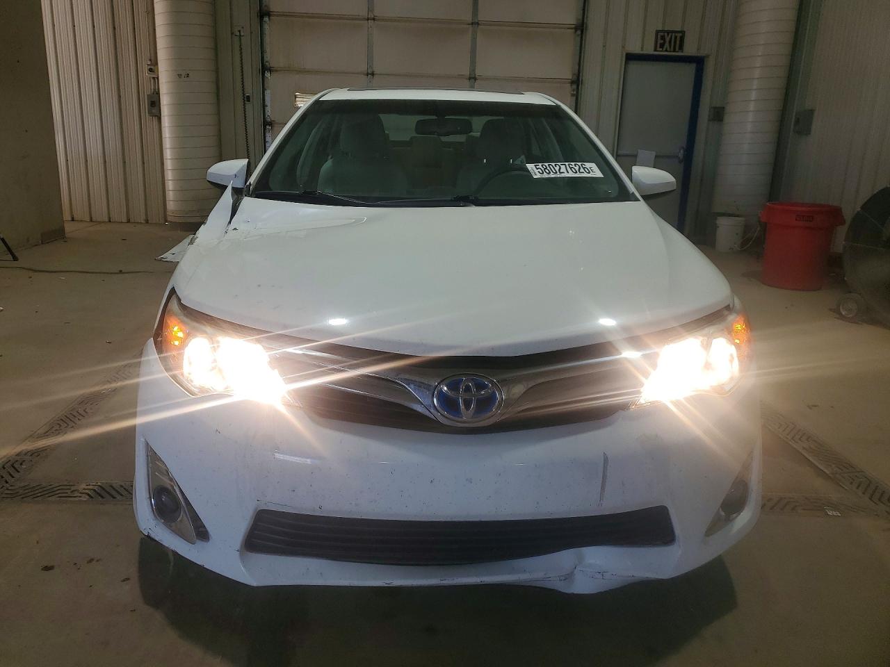 2012 Toyota Camry Hybrid Xle White vin: 4T1BD1FK9CU033521